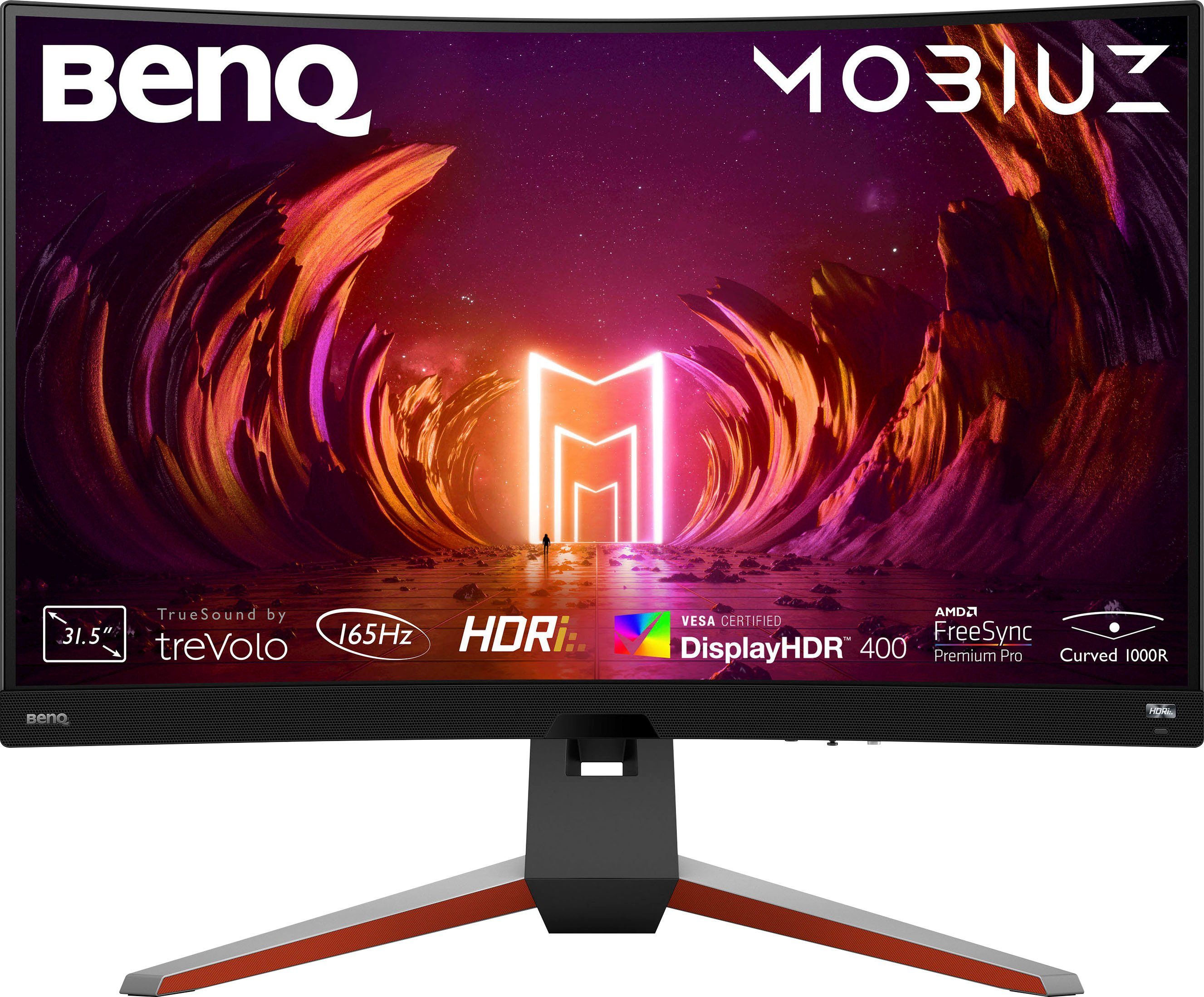 BenQ MOBIUZ EX3210R Gaming-Monitor (80 cm/32 ", 2560 x 1440 px, WQHD, 1 ms  Reaktionszeit, 165 Hz, VA LED)