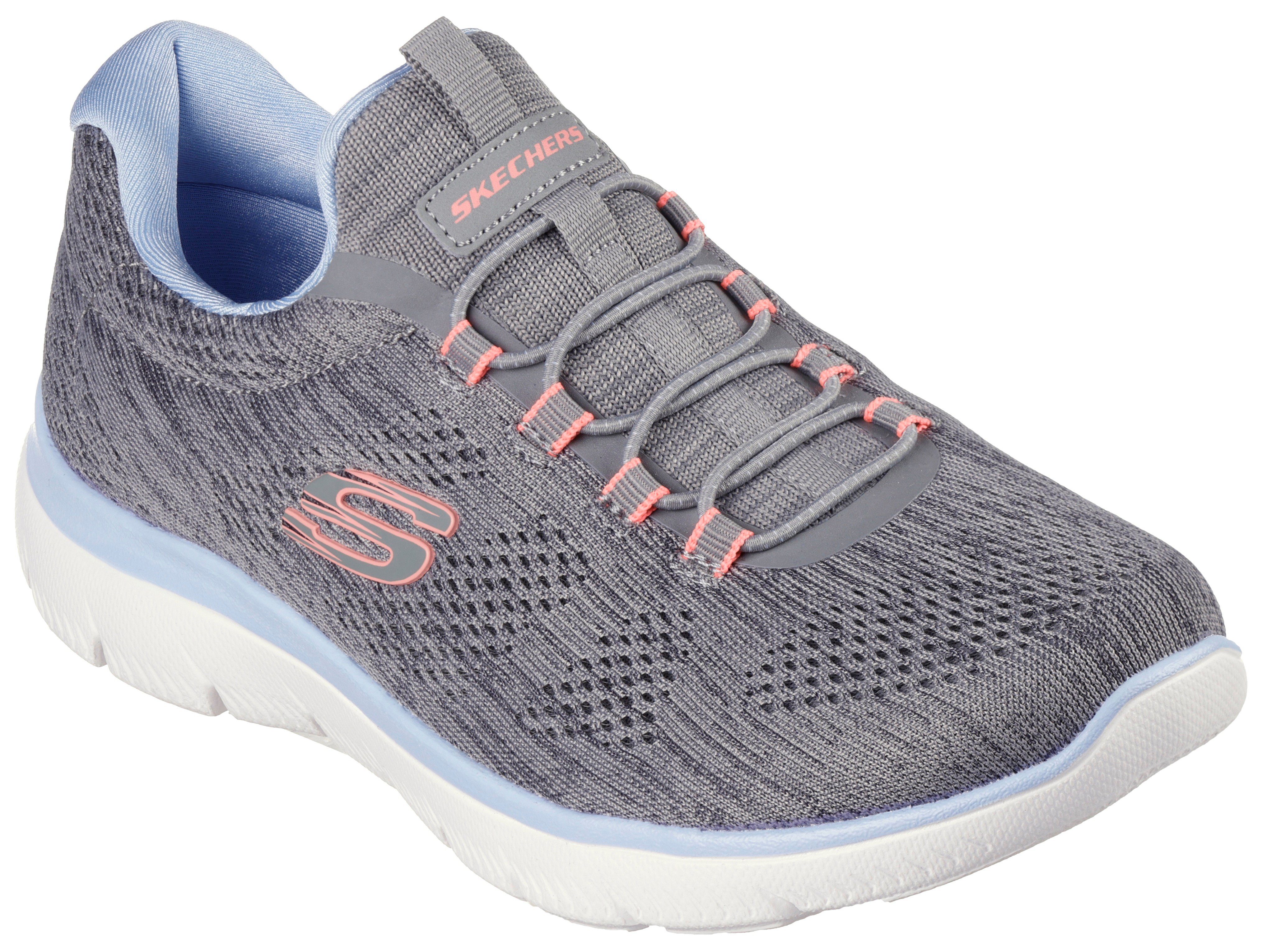 Skechers SUMMITS-FUN FLARE Slip-On Sneaker in veganer Verarbeitung