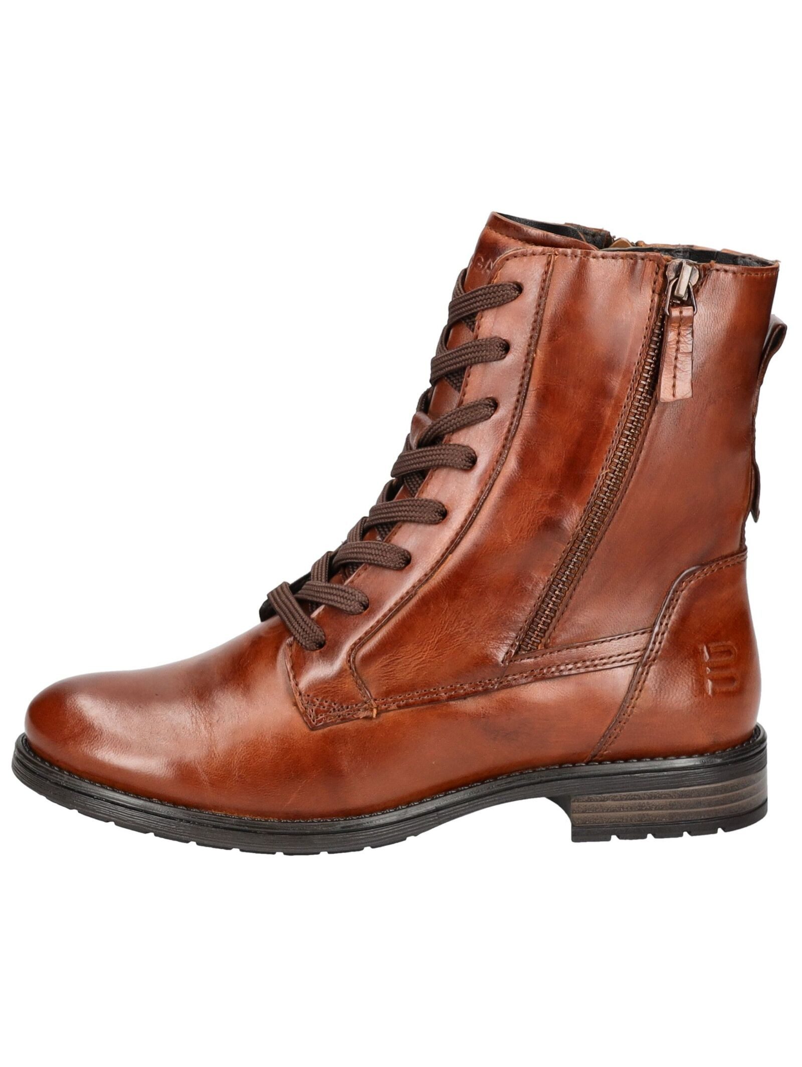 BAGATT Stiefelette Nappaleder . Schnürstiefelette