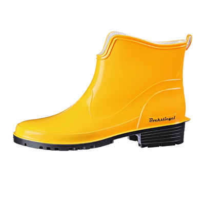 tomBrook Gummistiefelette Damen Regenstiefel Zum Abendkleid - Gummistiefel halbhoch wasserdicht