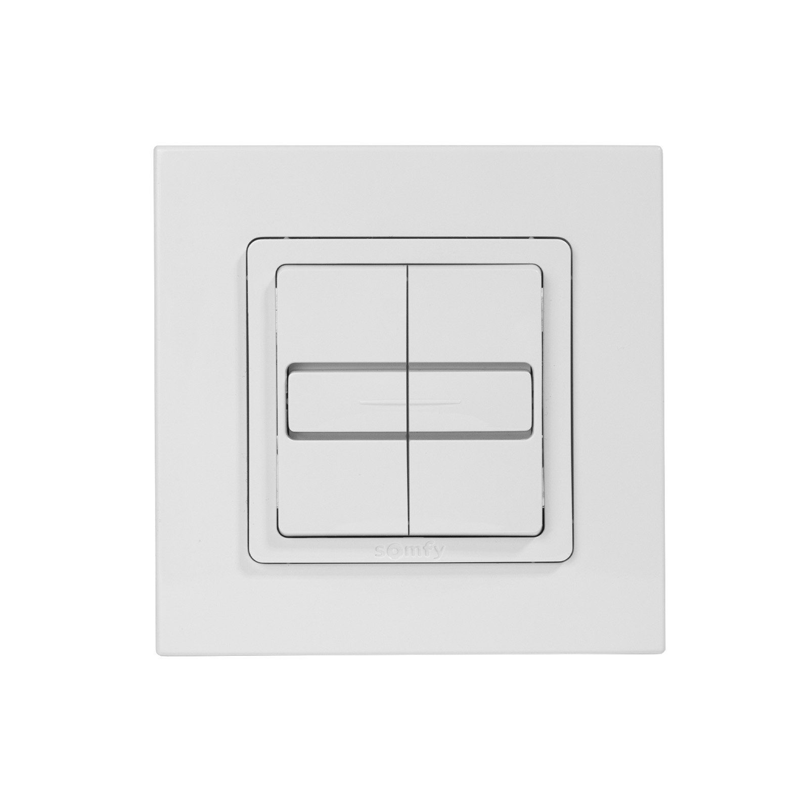 Somfy Schalter Somfy DoppelRollladentaster Smoove Duo für 2 Rollladen
