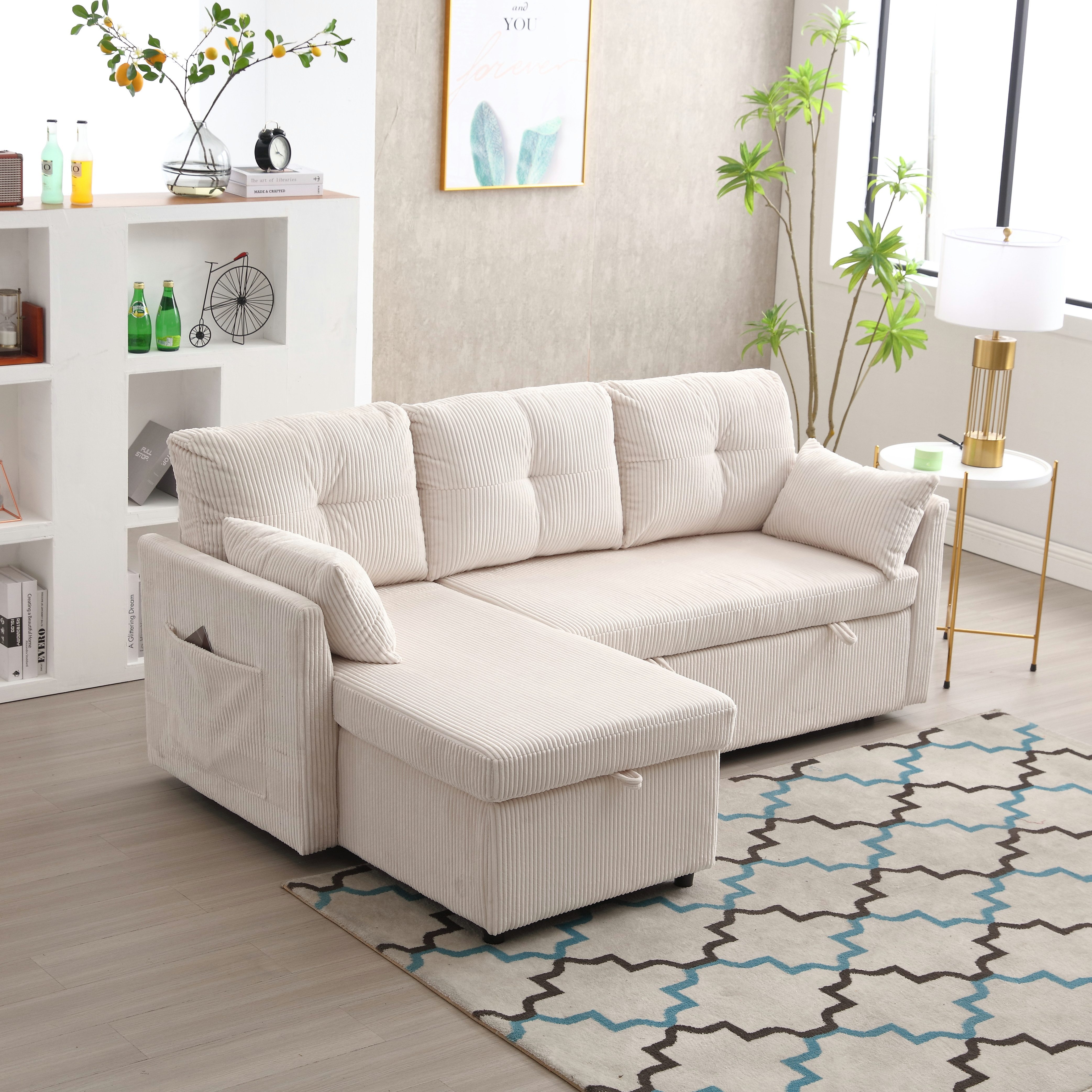 OKWISH Sofa Ecksofa L-förmiges modulares Sofa, günstig online kaufen