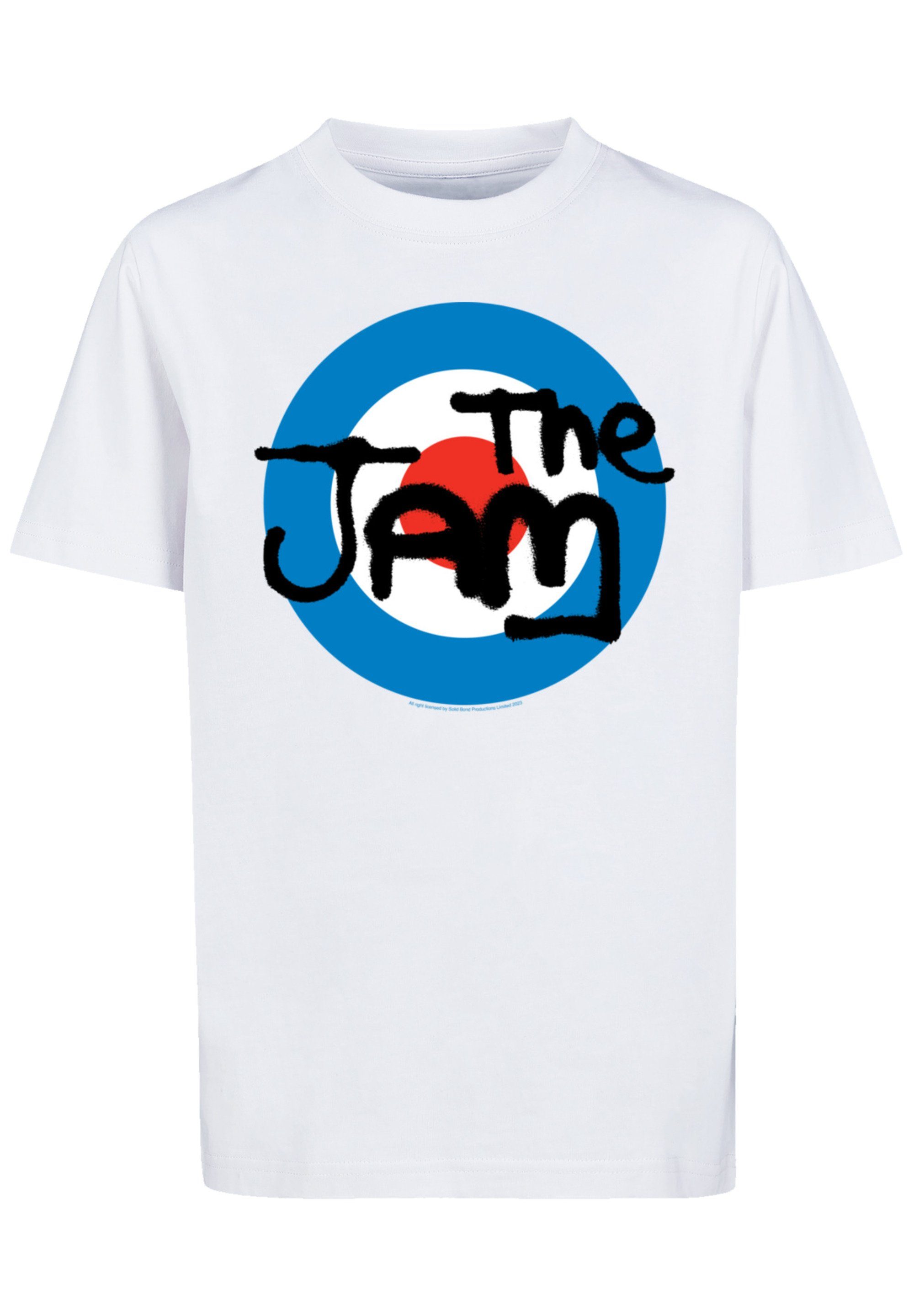 F4NT4STIC T-Shirt Classic Qualität Premium weiß Band Logo The Jam