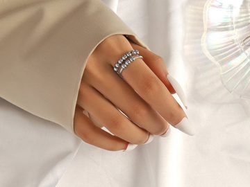 Eyecatcher Fingerring Anti Stress Anxiety Ring Gold oder Silber One Size