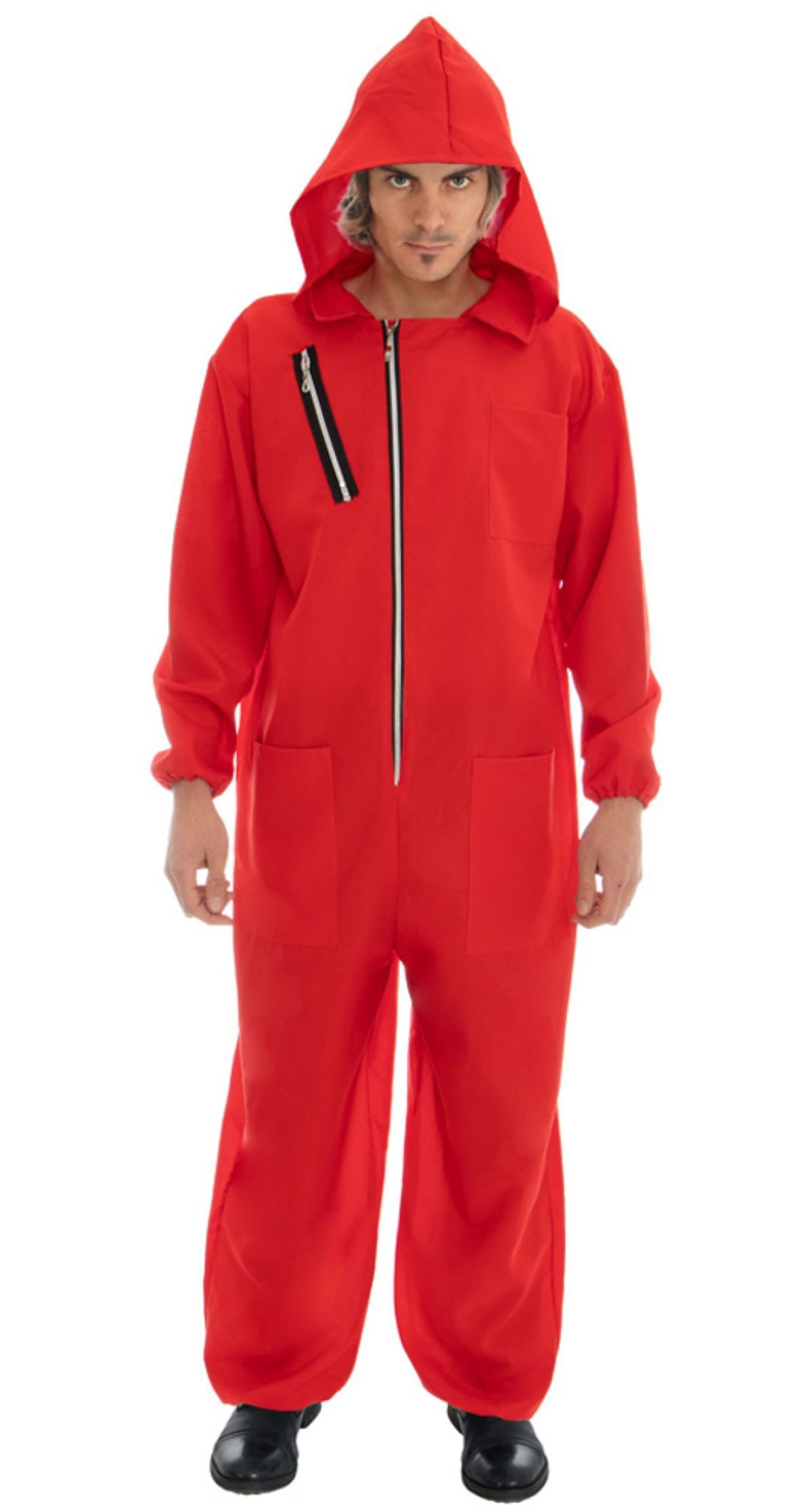 CHAKS Kostüm Bankräuber Kostüm - Film Cosplay Serie, Roter Anz