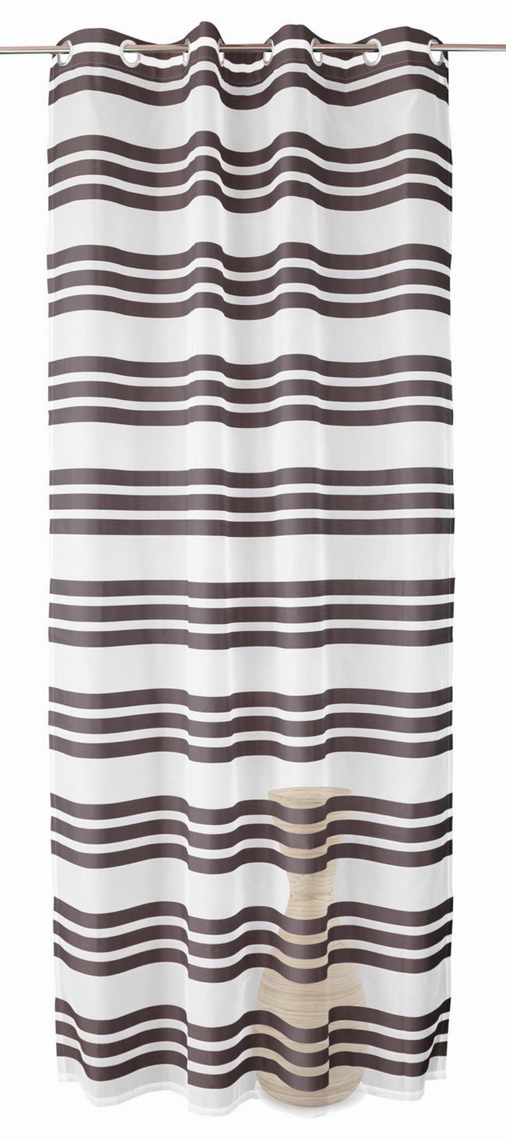 Gardinenbox Gardine (1 St), Ösen, transparent, Organza, Schal Organza Quers günstig online kaufen