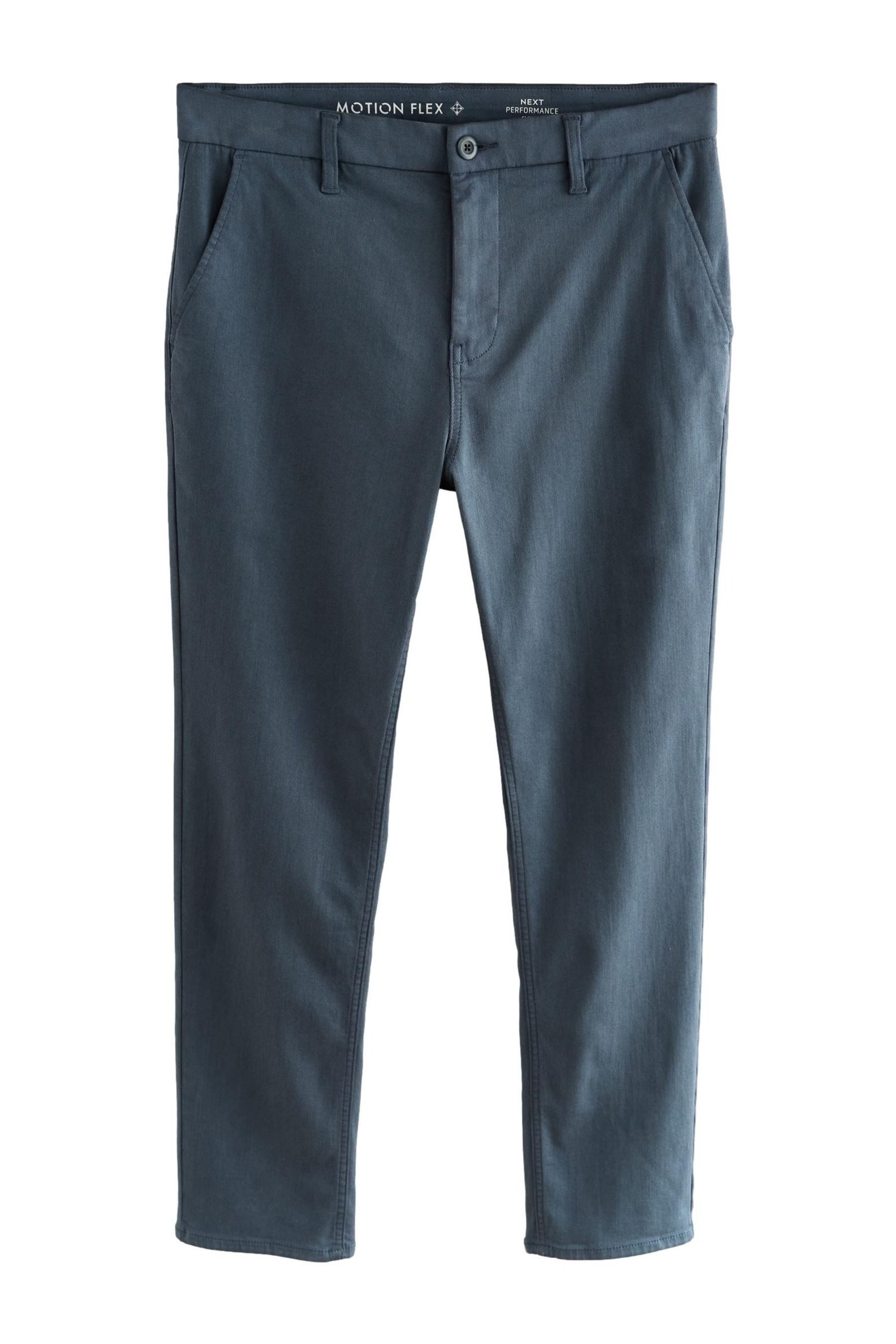 Next Chinohose Straight Fit Motionflex Chinohose mit Gürtel (1-tlg)