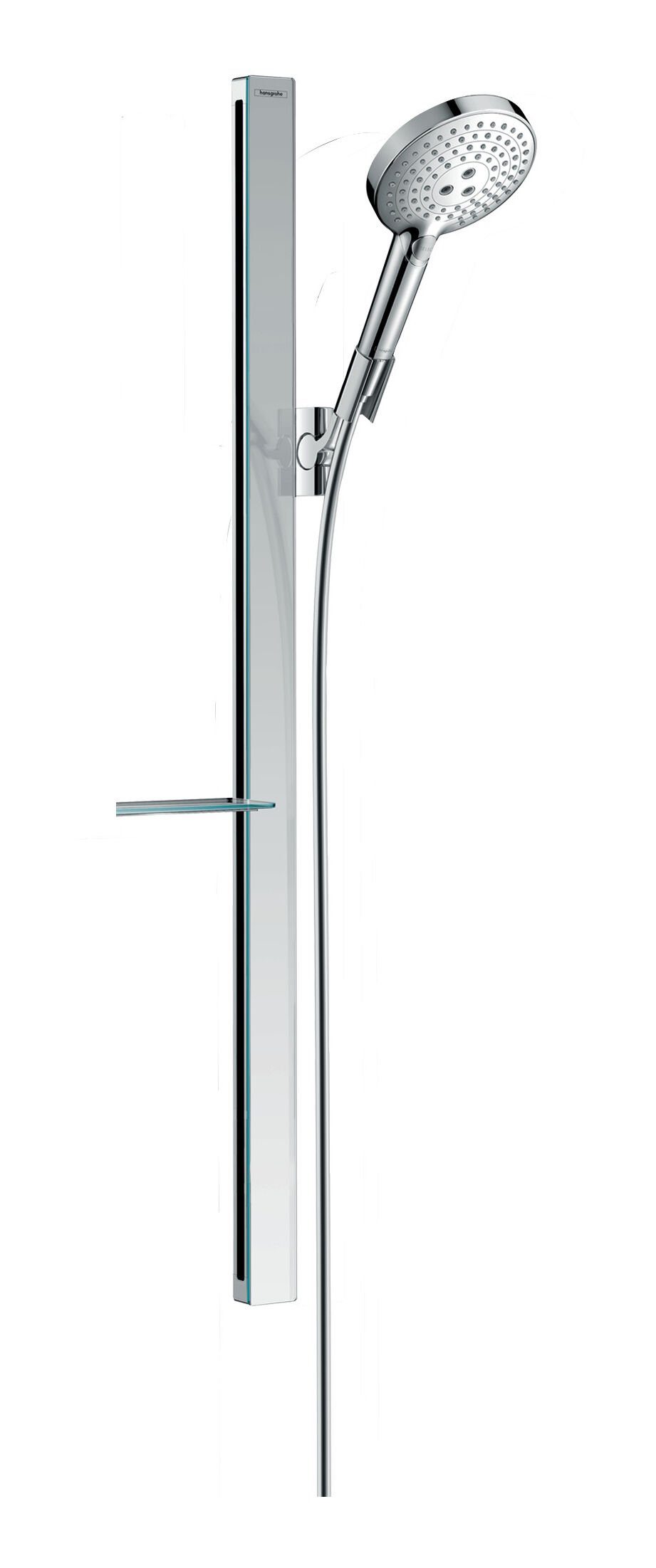 hansgrohe Stangenbrause-Set Raindance Select S, Höhe 94.5 cm, 3 Strahlart(en), Brauseset 120 3jet Unica E m. Brausestange 900 mm u. Seifenschale