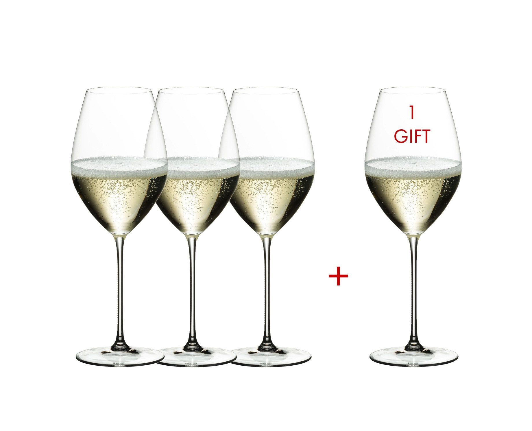 Champagnerglas Riedel Veritas Weinglas Champagner 4er Set