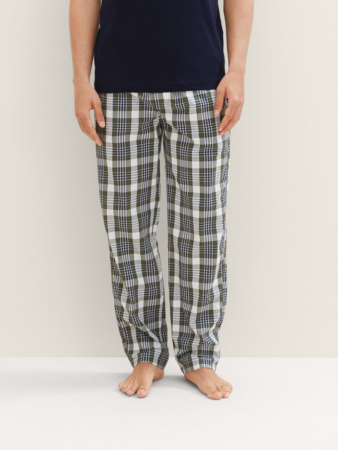 TOM TAILOR Pyjamahose "Dakota" mit klassichem Karo-Design günstig online kaufen
