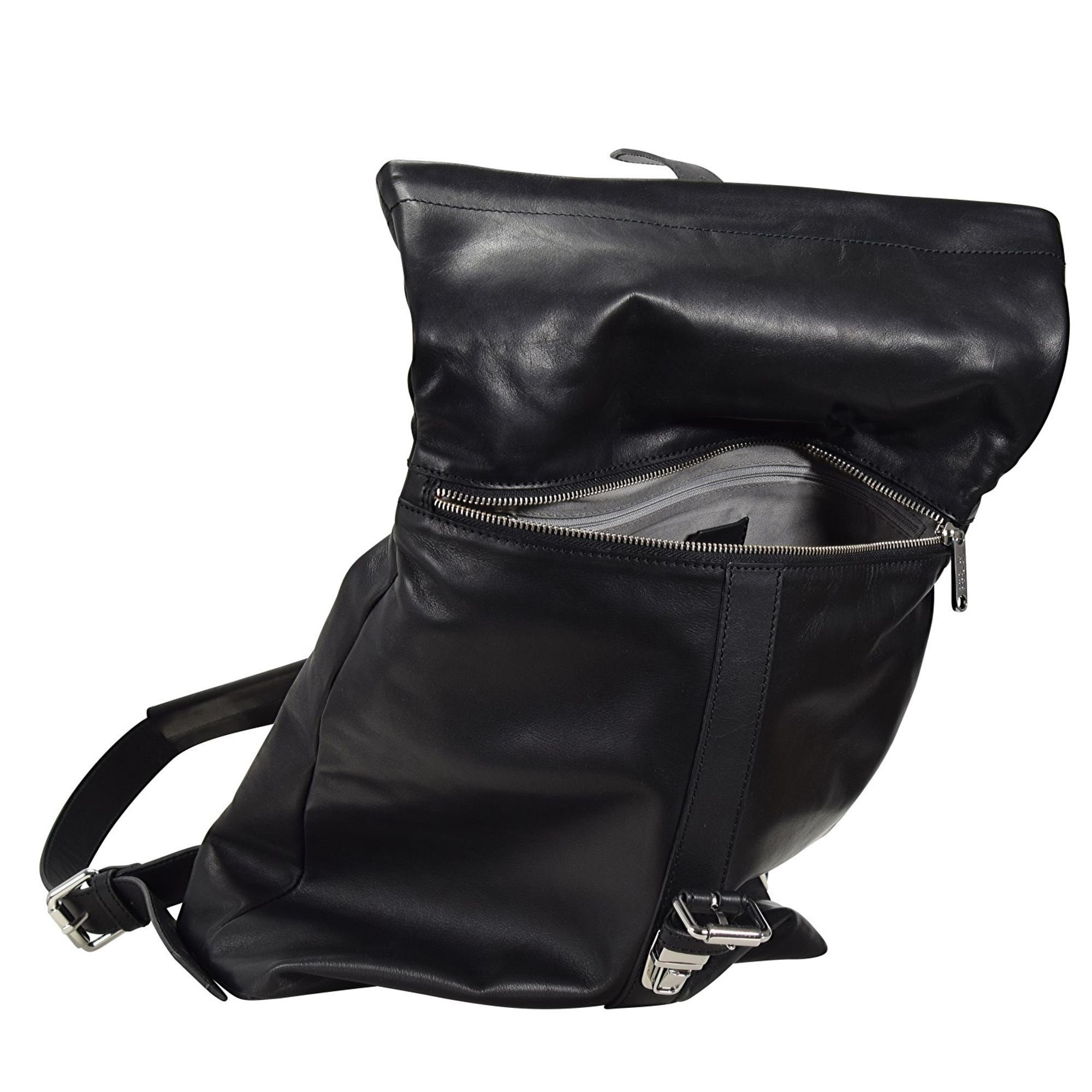 BREE Rucksack Stockholm, Leder black