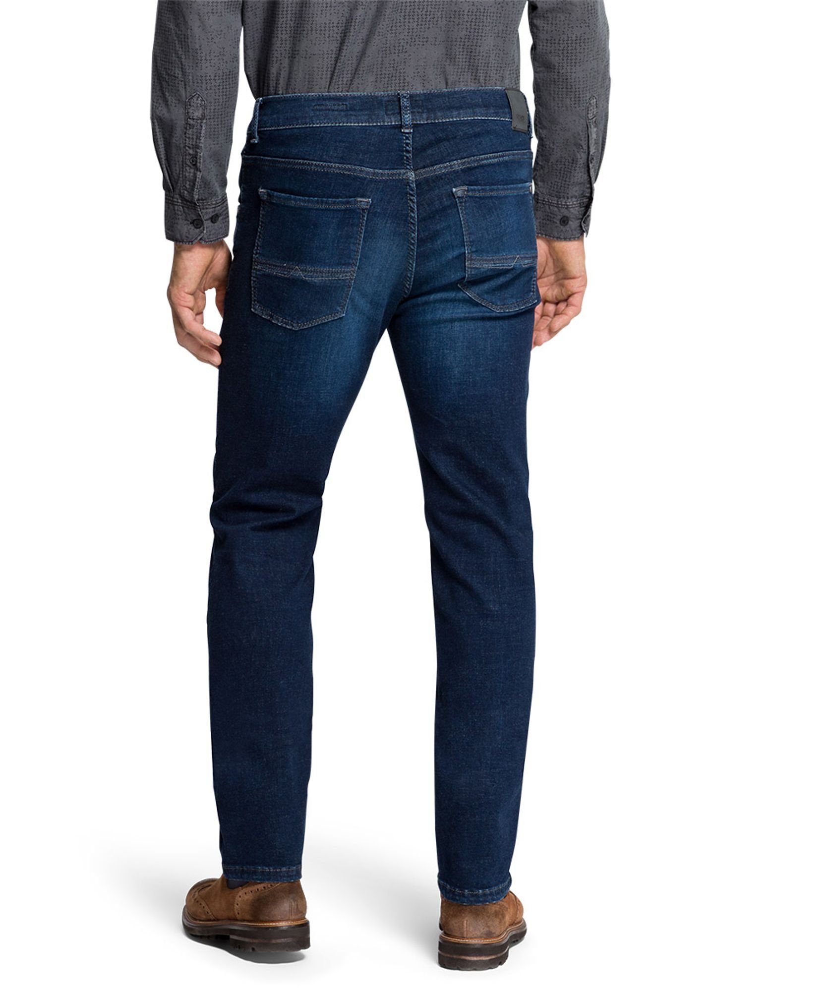 Pioneer Authentic Jeans 5-Pocket-Jeans PO 6815 dark Elastizität blue used 16741.6509 buffies hohe