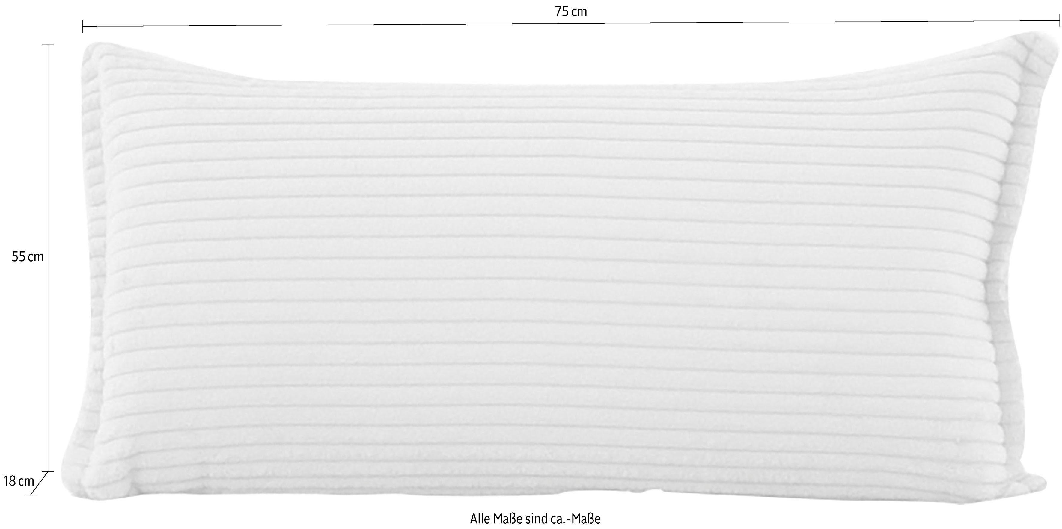 Trends by HG Sofa-Kopfstütze Summer, in Cord & Struktur erhältlich