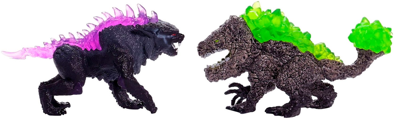 Schleich® Spielfigur ELDRADOR® CREATURES, Schattenluchs vs. Felsbrecher (70827)