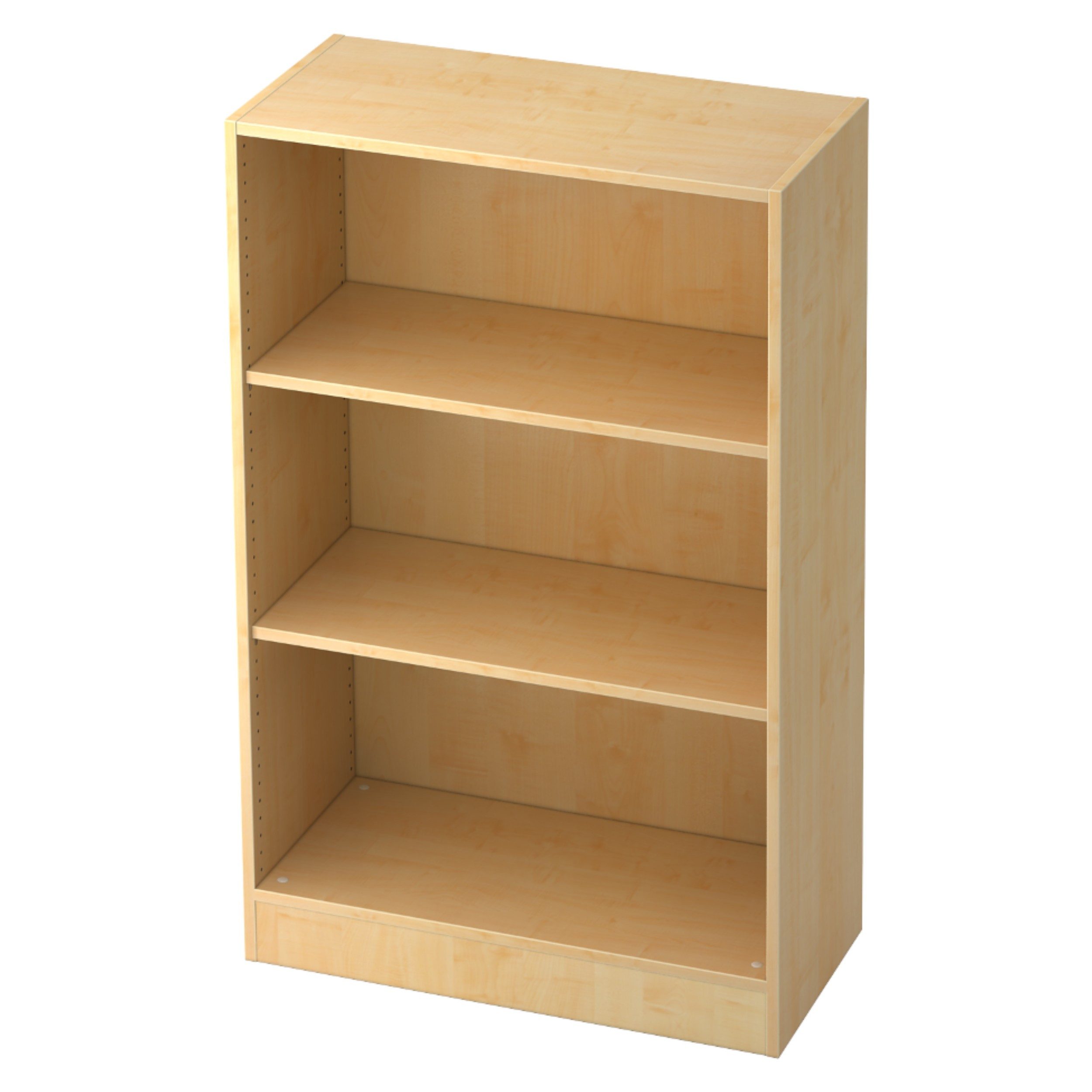 bümö Aktenregal office Regal, Büroregal - 3 Ordnerhöhen, Dekor: Ahorn