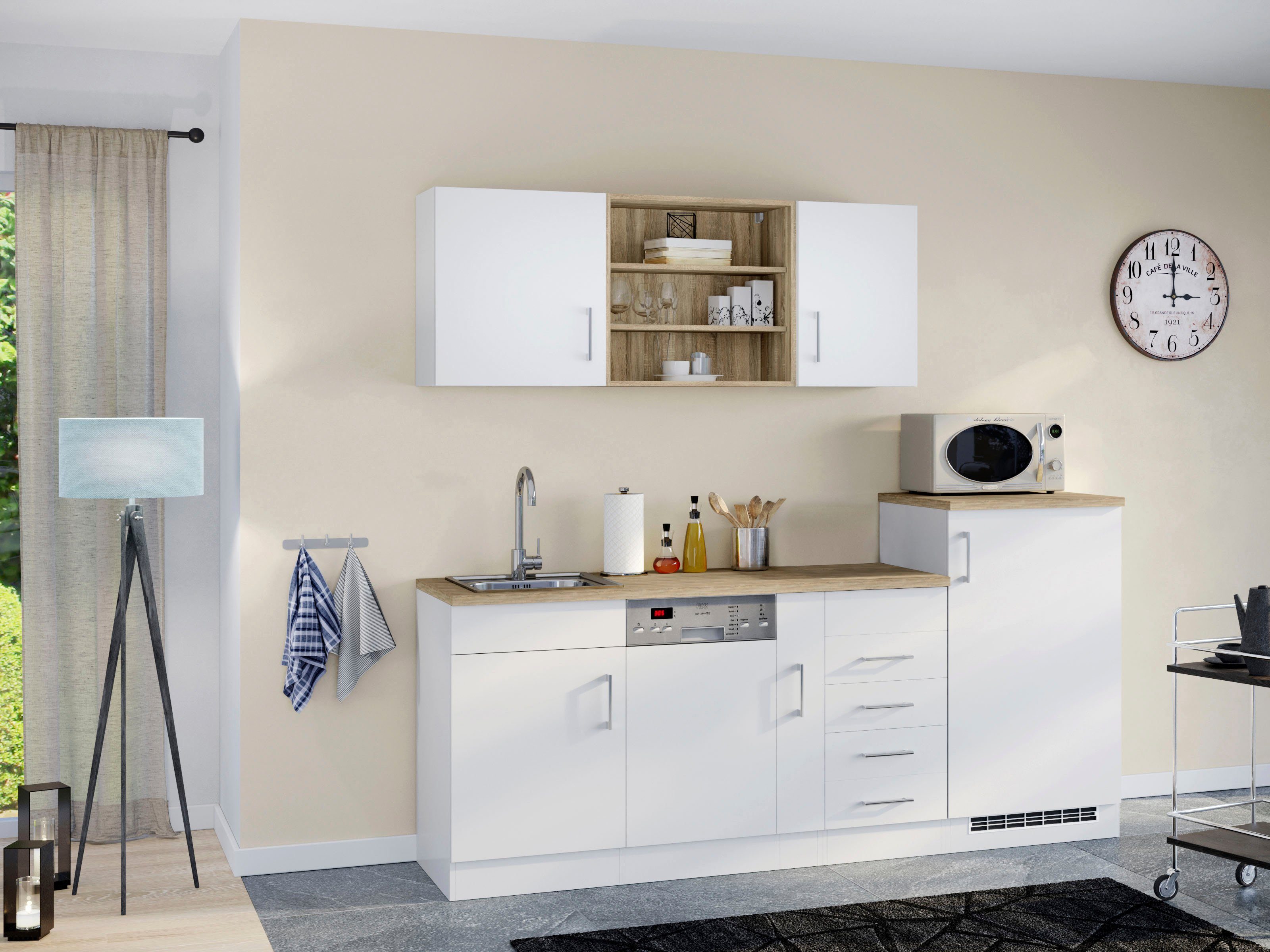 KOCHSTATION Küche KS-Mali, Breite 210 cm, günstig online kaufen