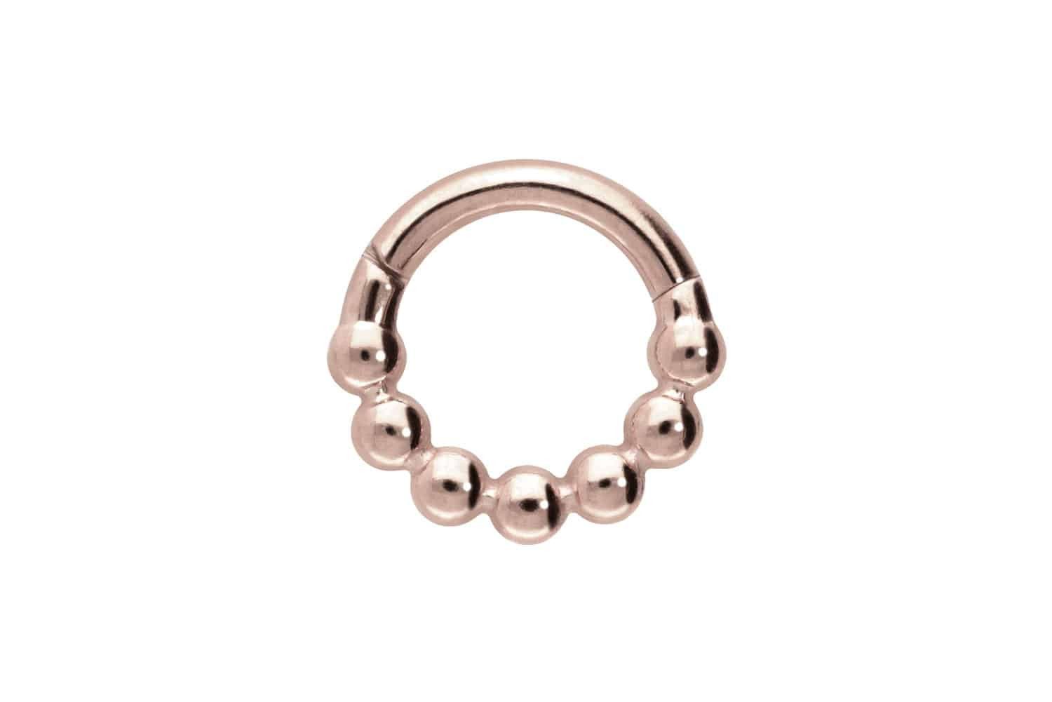 Nasenpiercing Titan Segmentring Clicker KUGELN