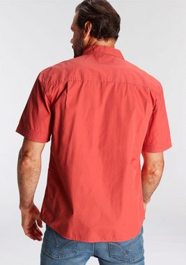 Man's World Kurzarmhemd mit kleinem Brustprint