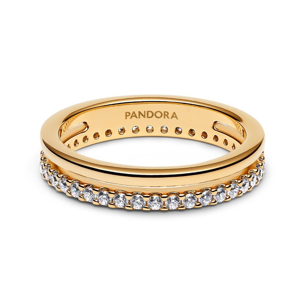 Pandora Fingerring Ring für Damen von PANDORA Timeless, IP Gold, Zirkonia günstig online kaufen