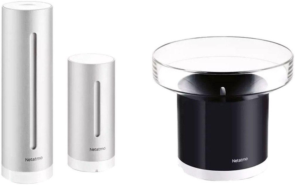 Sensor Set mit Wetterstation und Regenmesser