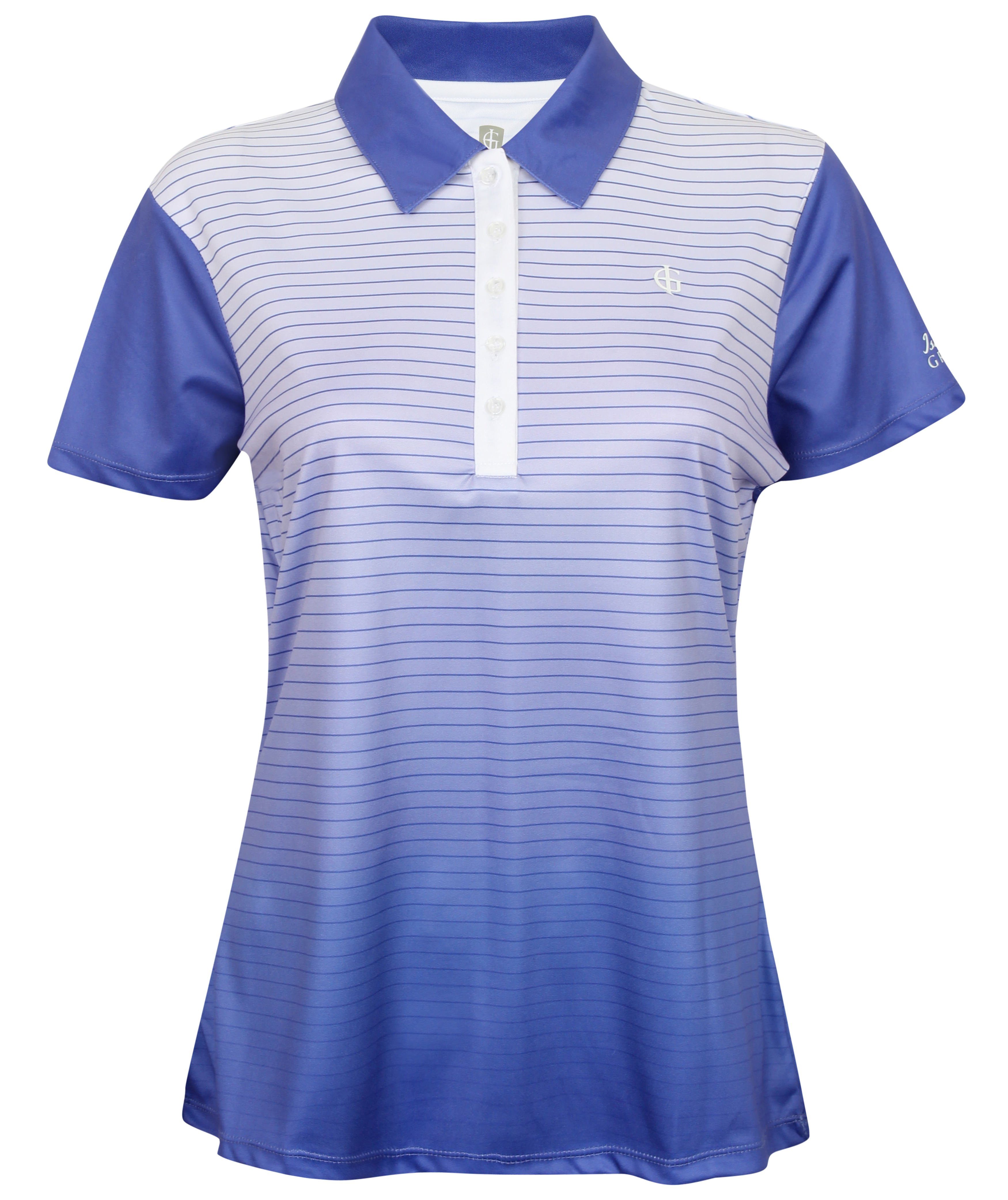 ISLAND GREEN Poloshirt Poloshirt Damen Top modisches Polo-Shirt Tennis T-Shirt bunt (1-tlg) atmungsaktiv