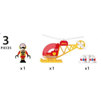 BRIO® Spielzeug-Eisenbahn World Feuerwehr-Hubschrauber