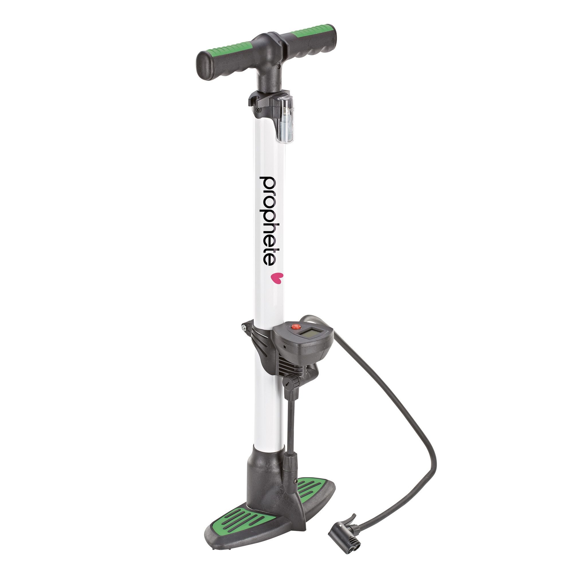 Prophete Standpumpe Alu-Fußstandpumpe m. digitalem Manometer