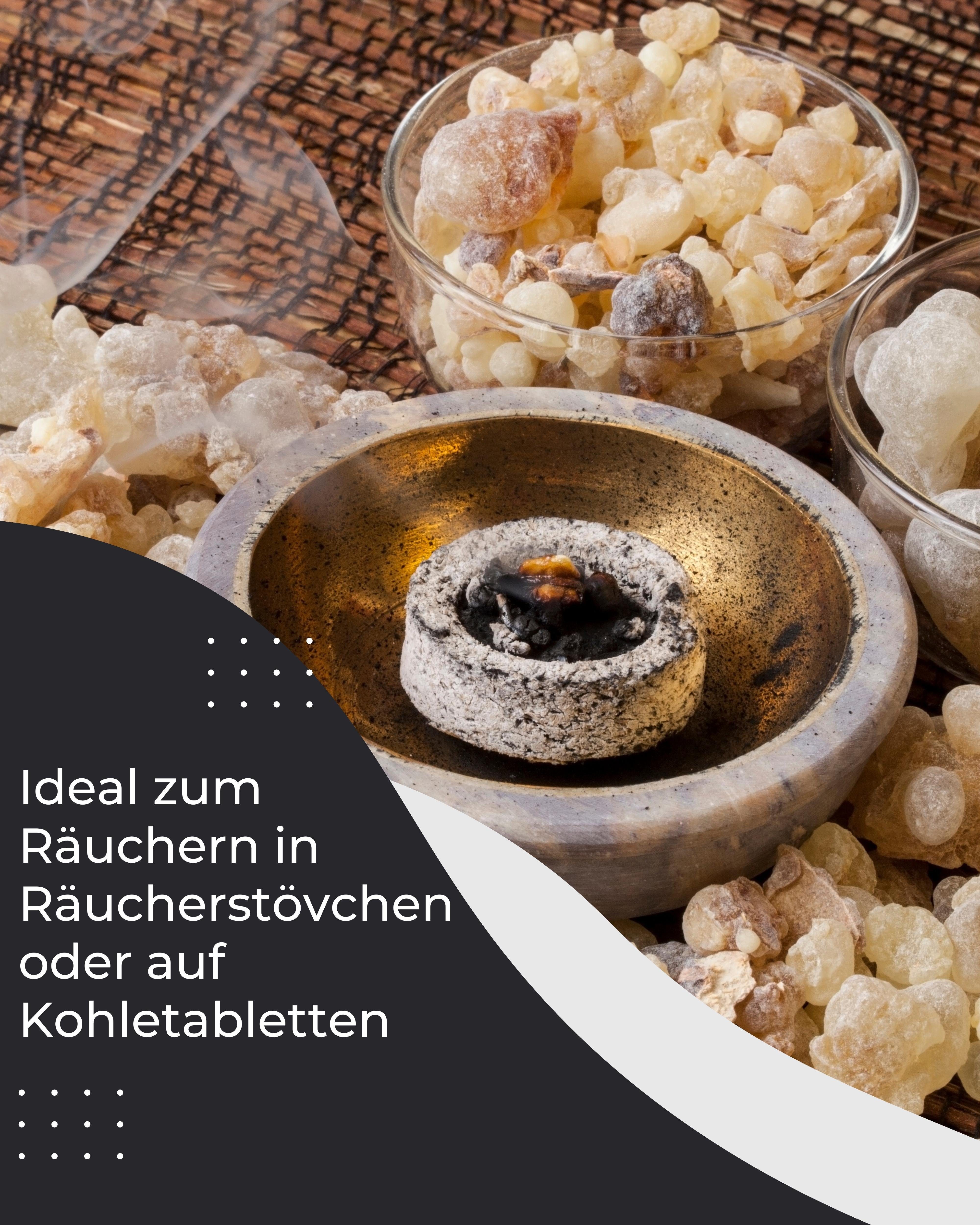 Incensera Räucherstäbchen-Halter Weihrauch Oman - Hochwertiges Räucherwerk, harz & Frankincense, reines Weihrauch