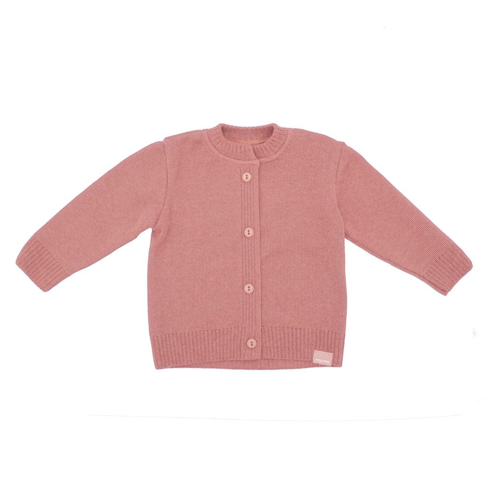 MAXIMO Strickjacke Baumwolle, hautfreundlich, weich, zum knöpfen