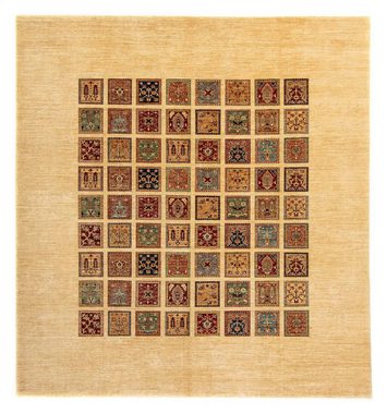 Orientteppich Ziegler - Bachtiari - 325 x 306 cm - beige, morgenland, quadratisch, Höhe: 6 mm, Wohnzimmer, Handgeknüpft, Einzelstück mit Zertifikat