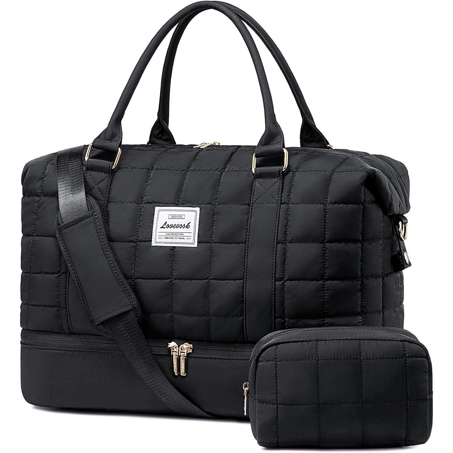 LuxusKollektion Weekender Leichte Reisetasche Damen mit Schuhfach & Nassfac günstig online kaufen