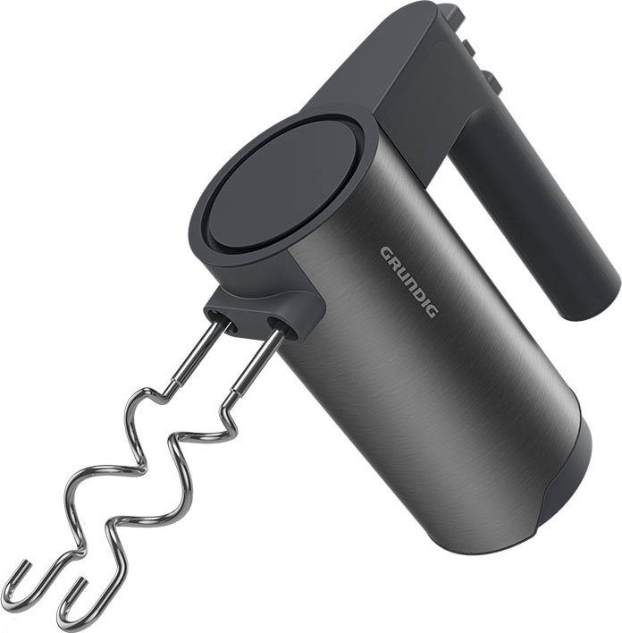 Grundig Handmixer Delisia NovusTM HM 7140, 500 W, Hochwertiger Edelstahlkorpus; Soft Start: Antispritz-Funktion