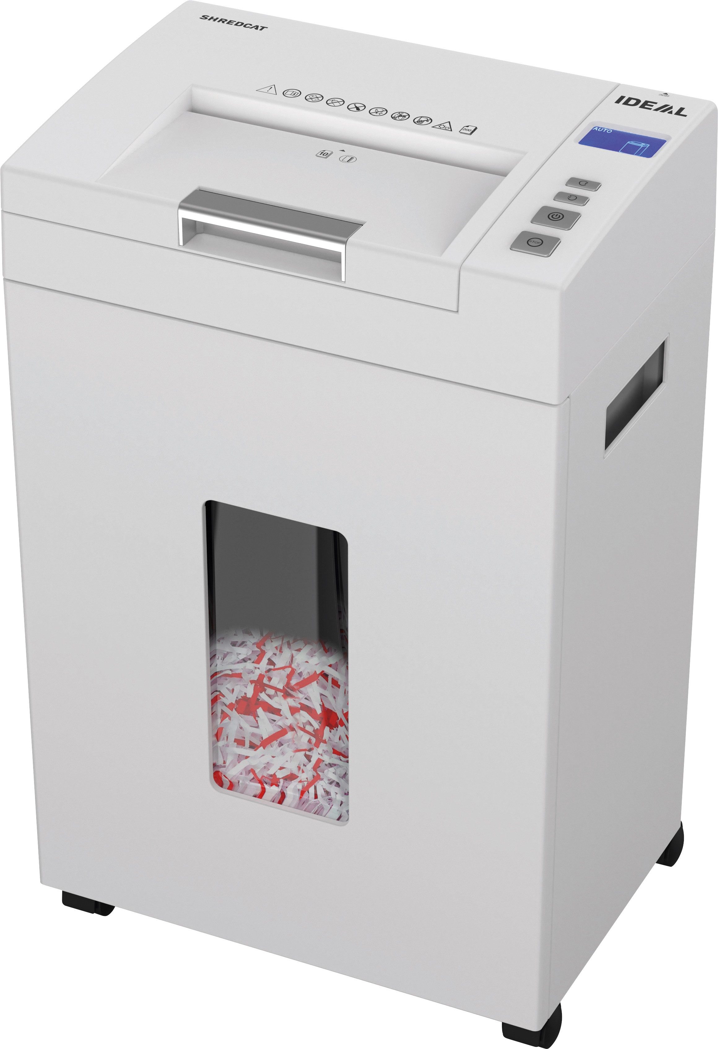Aktenvernichter IDEAL Shredcat Autofeed 8292 CC, 4 x 10 mm Partikelschnitt