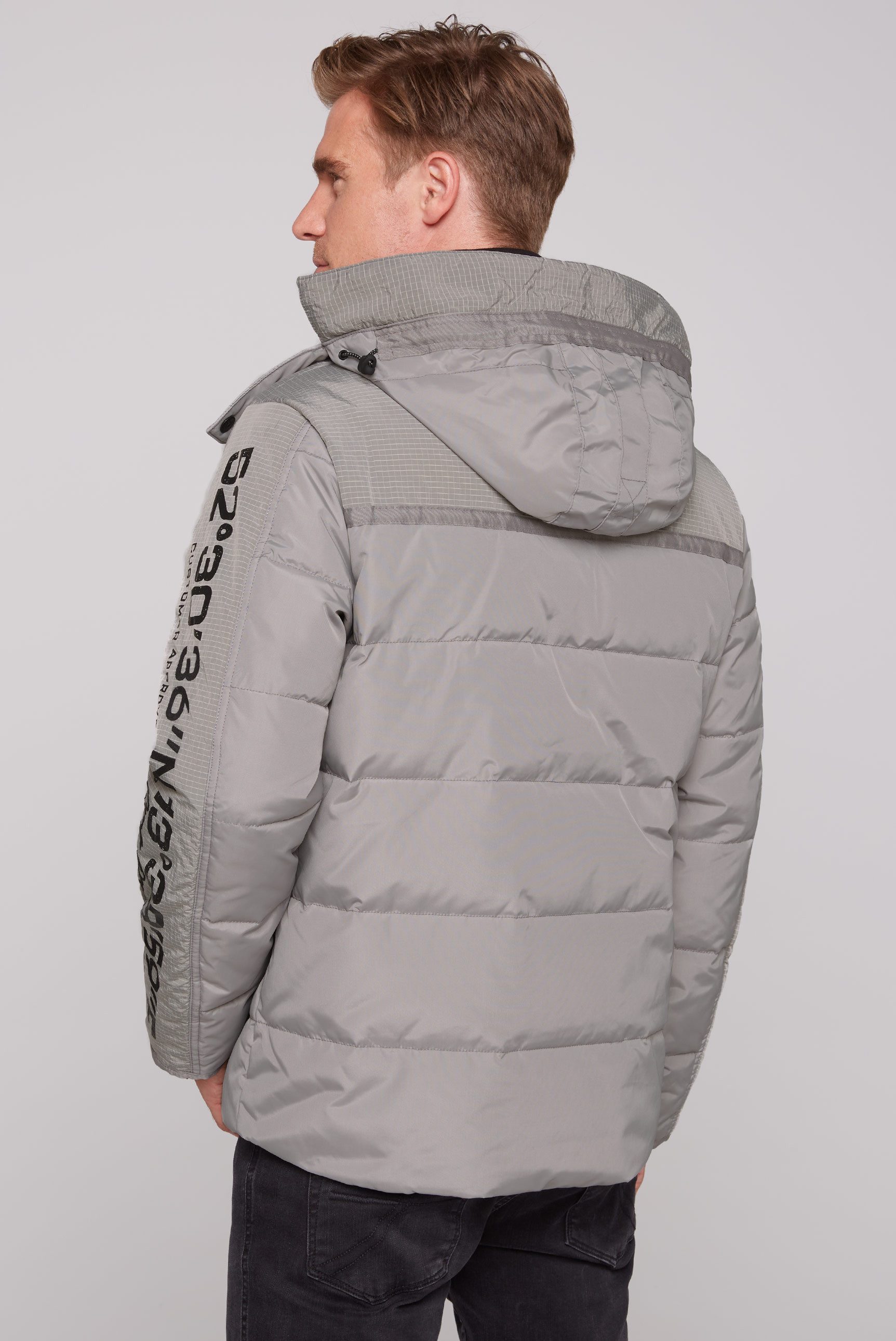CAMP DAVID Steppjacke mit Kapuze und günstig online kaufen