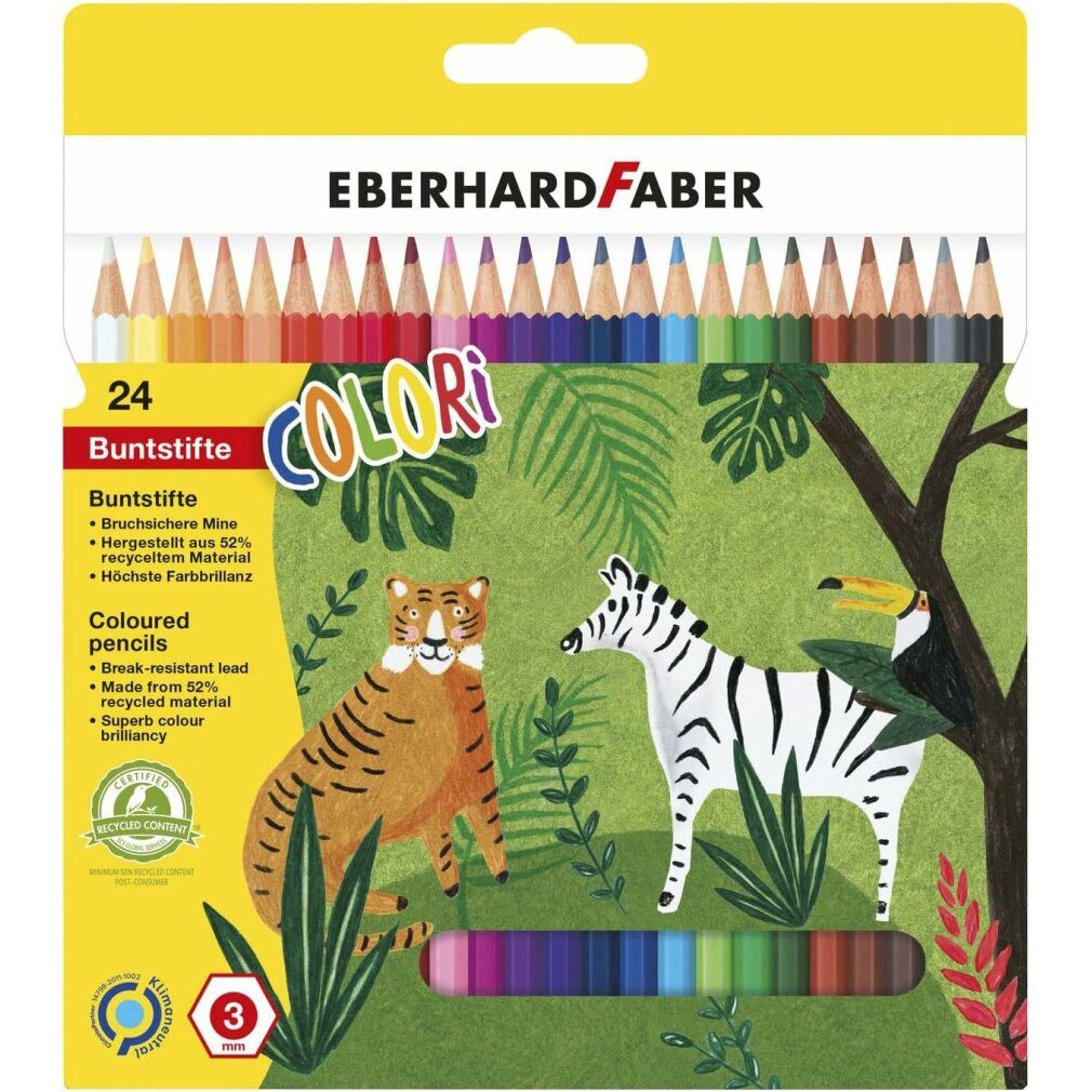 Eberhard Faber Buntstift 24 Colori Цветные карандаши farbsortiert