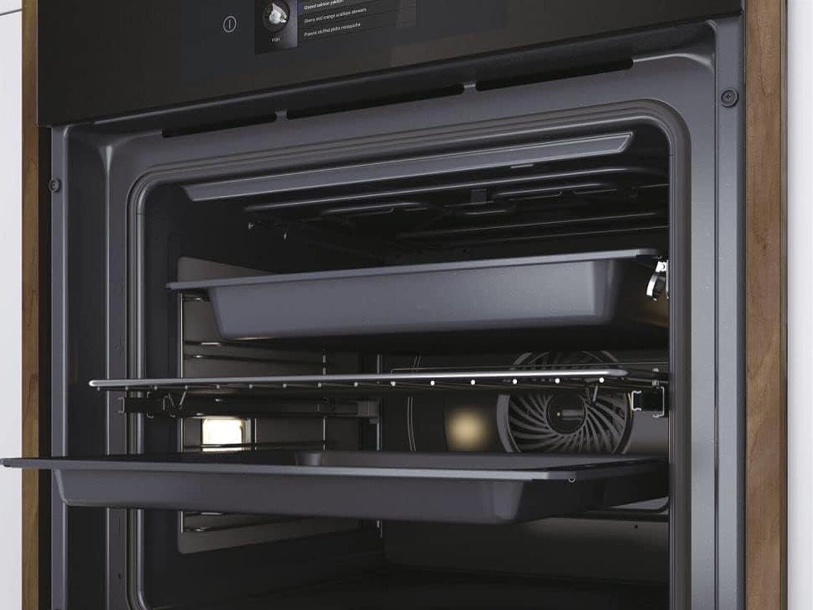 Haier Einbaubackofen, mit 1-fach, Reinigung mit Wasser / Dampf