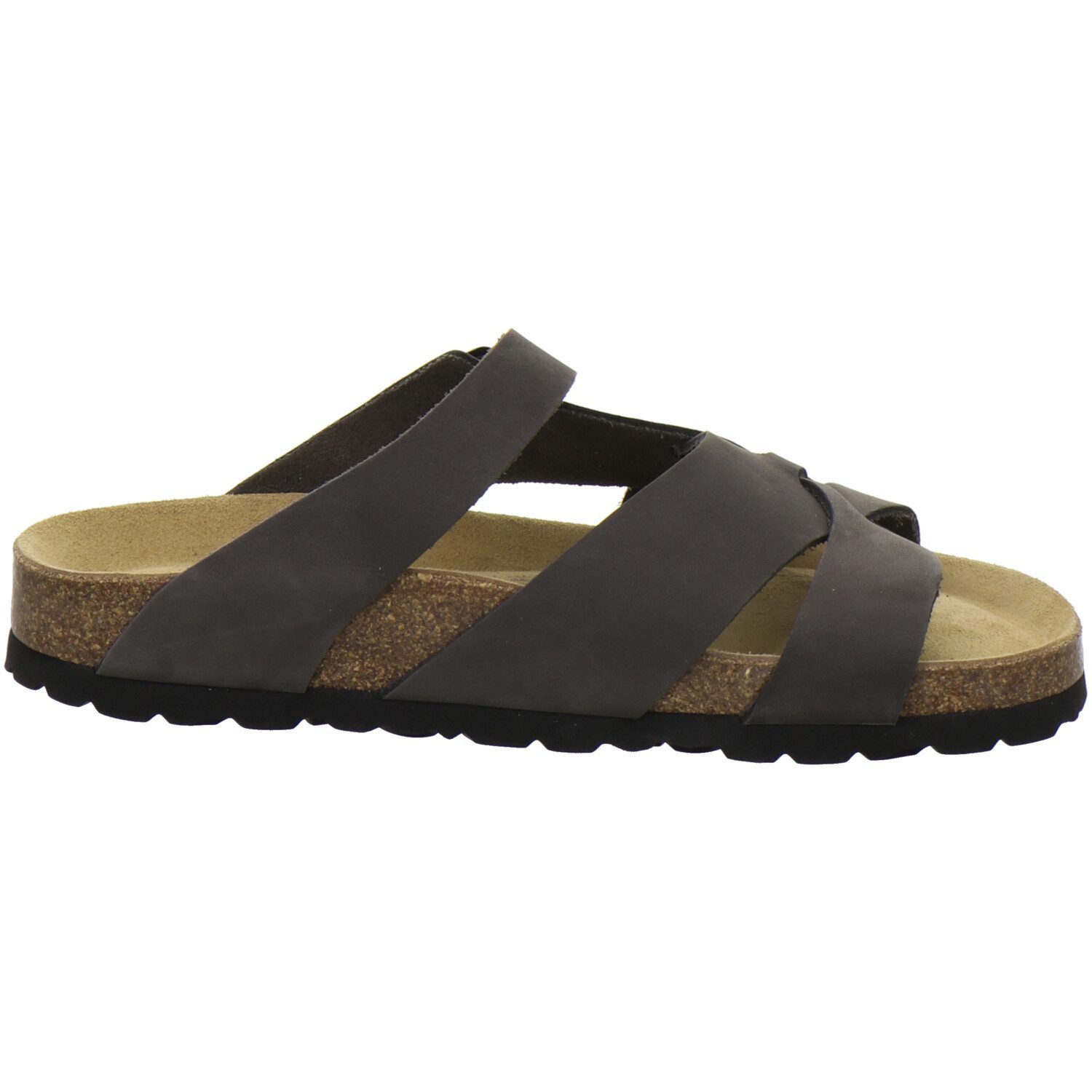 AFS-Schuhe 212282 Kralle Pantolette für Damen mit Fußbett, bequeme Sandalen aus Leder