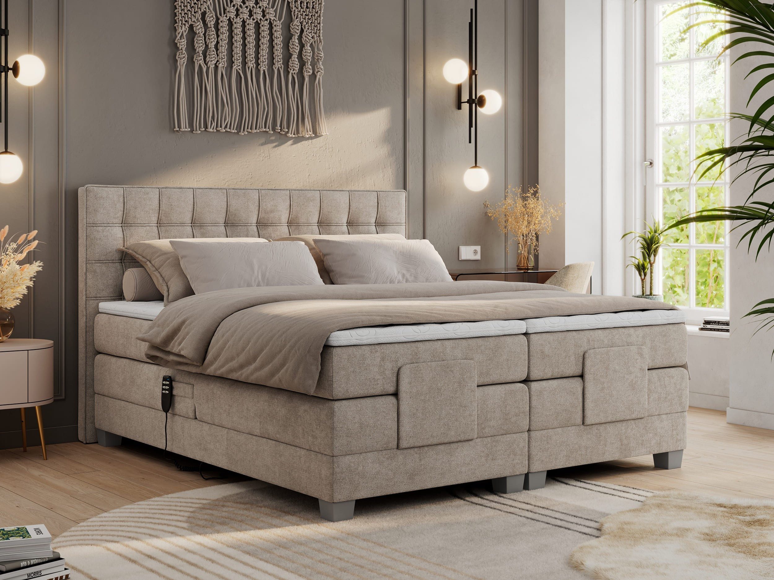 MKS MÖBEL Boxspringbett ELECTRO (Set, Packung, günstig online kaufen