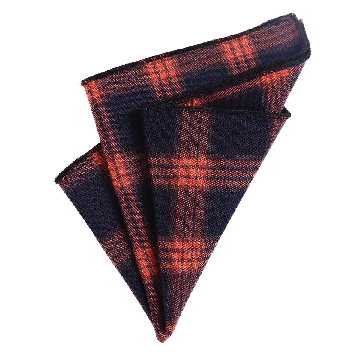 DonDon Einstecktuch DonDon Herren Hanky hochwertiges Einstecktuch 23 x 23 cm Baumwolle, (Packung, 1-St), vorgefaltet, kariert, Baumwolle