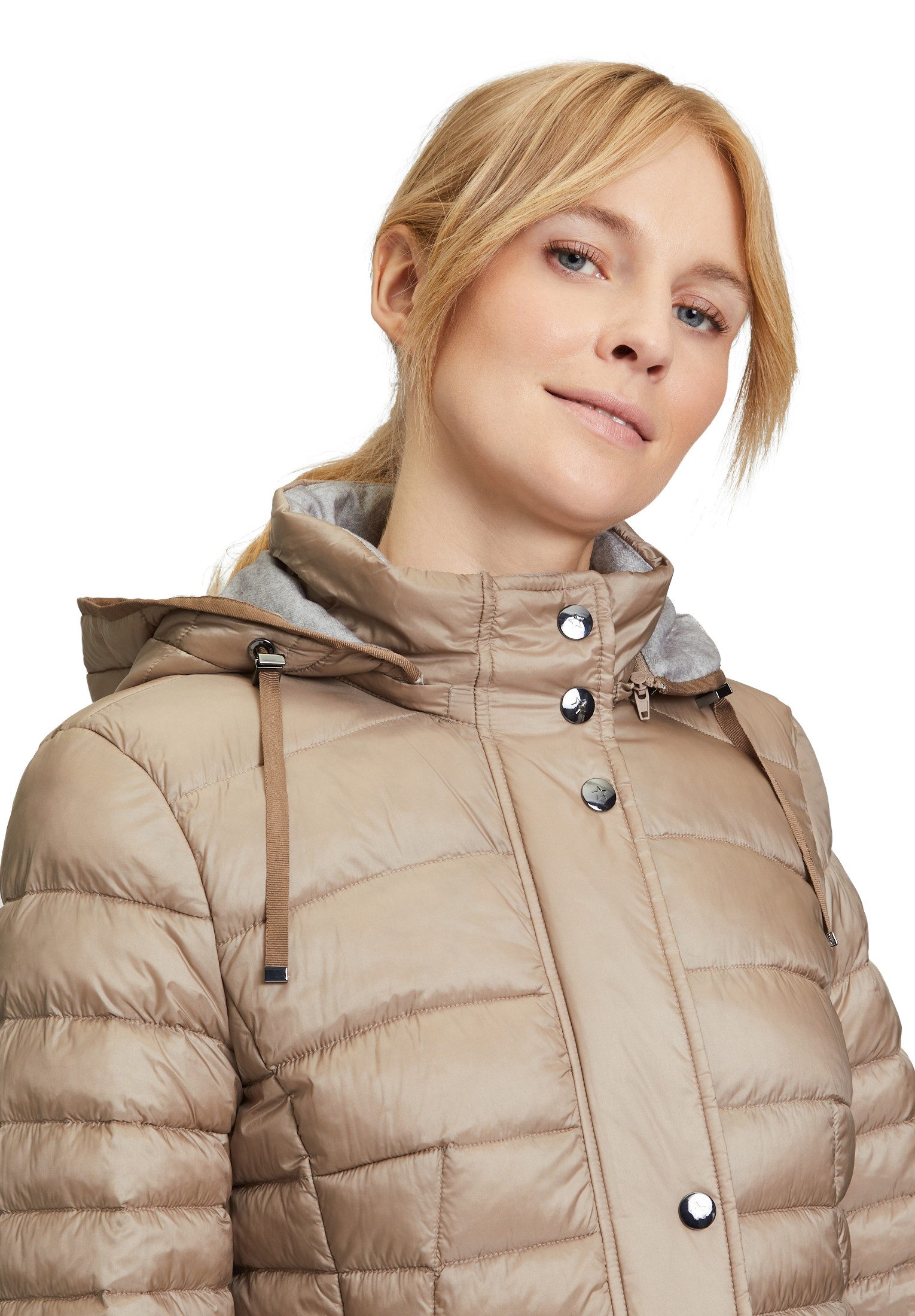 Gil Bret Steppjacke mit abnehmbarer Kapuze