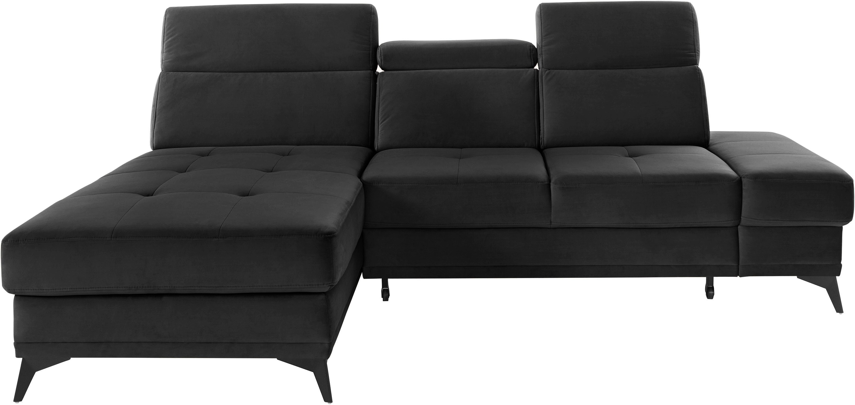 INOSIGN Ecksofa Cardiz L-Form, inkl.Kopfteilverstellung und günstig online kaufen