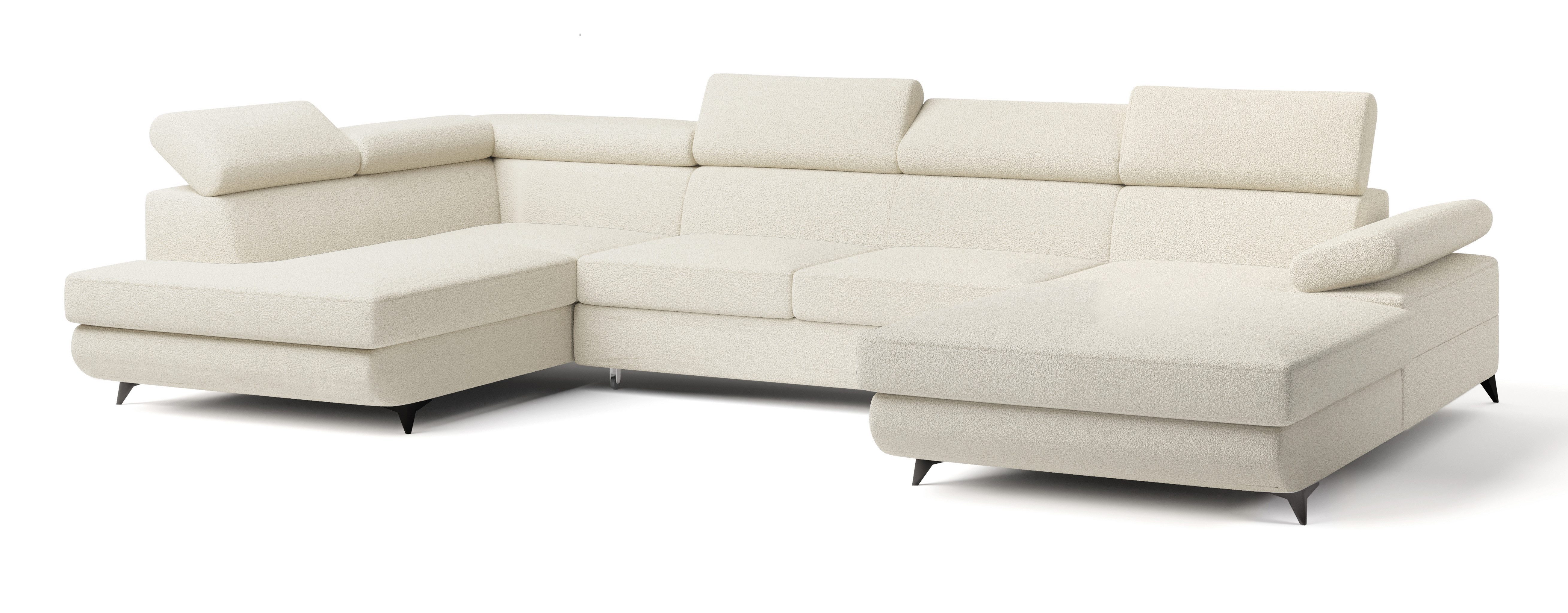 Masseno Ecksofa RUBANO mit Schlaffunktion U-Form, günstig online kaufen