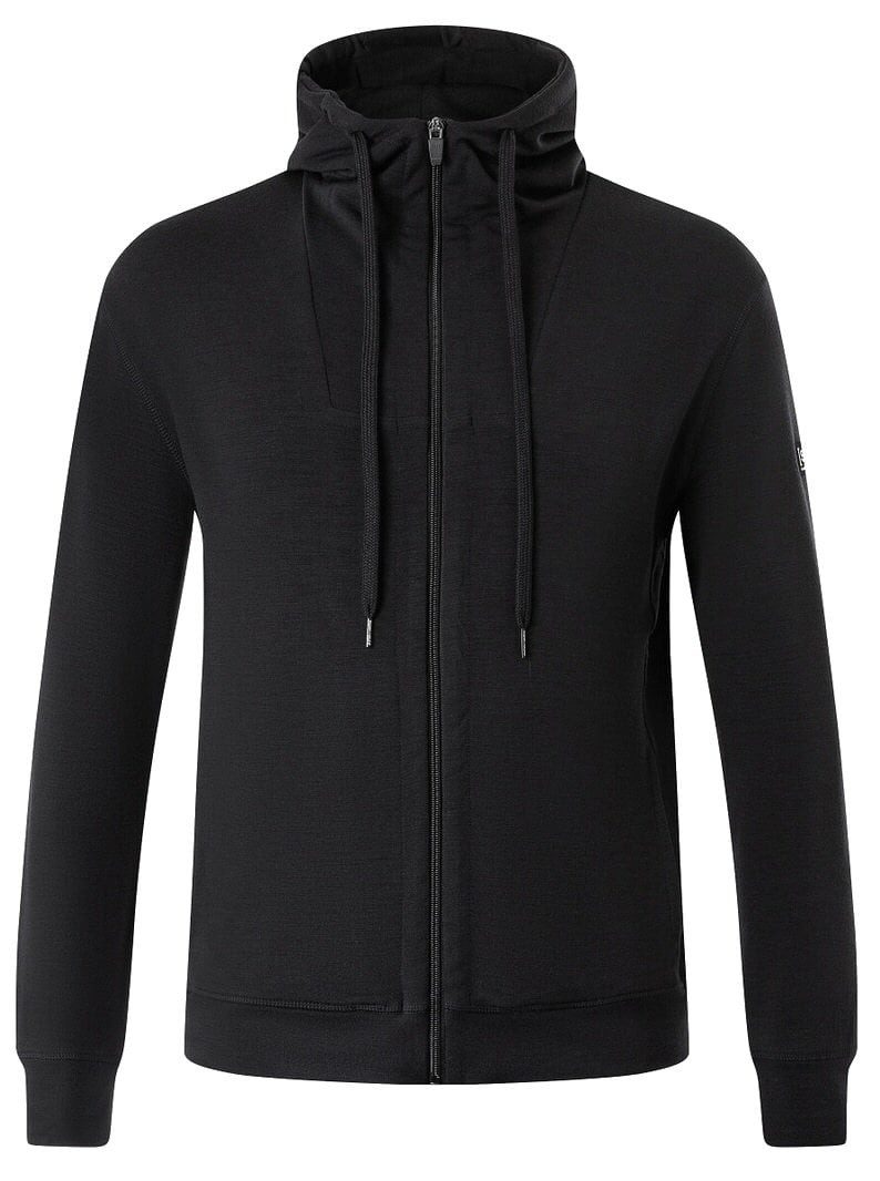 SUPER.NATURAL Funktionsjacke Kapuzenjacke Everyday Hoodie (Merino-Mix) schw günstig online kaufen