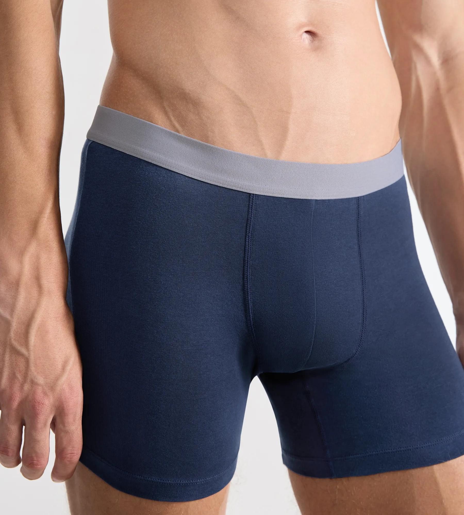 sloggi Boxer Men GO ABC 2.0 (2er Pack) längeres Bein, Baumwollmix, weich, elastischer Bund