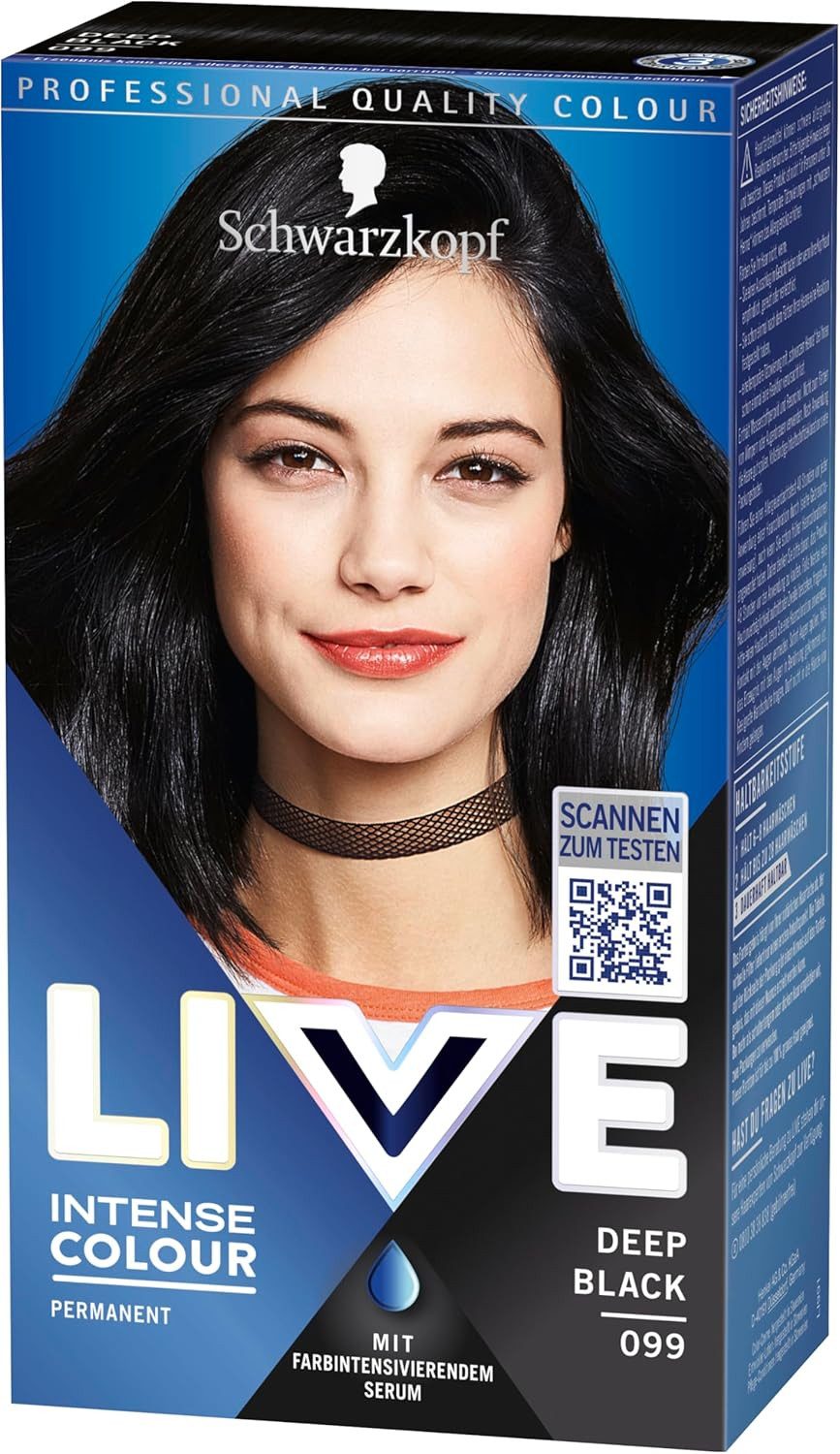 Schwarzkopf Haarfarbe Live Ultra Brights 099 Deep Black