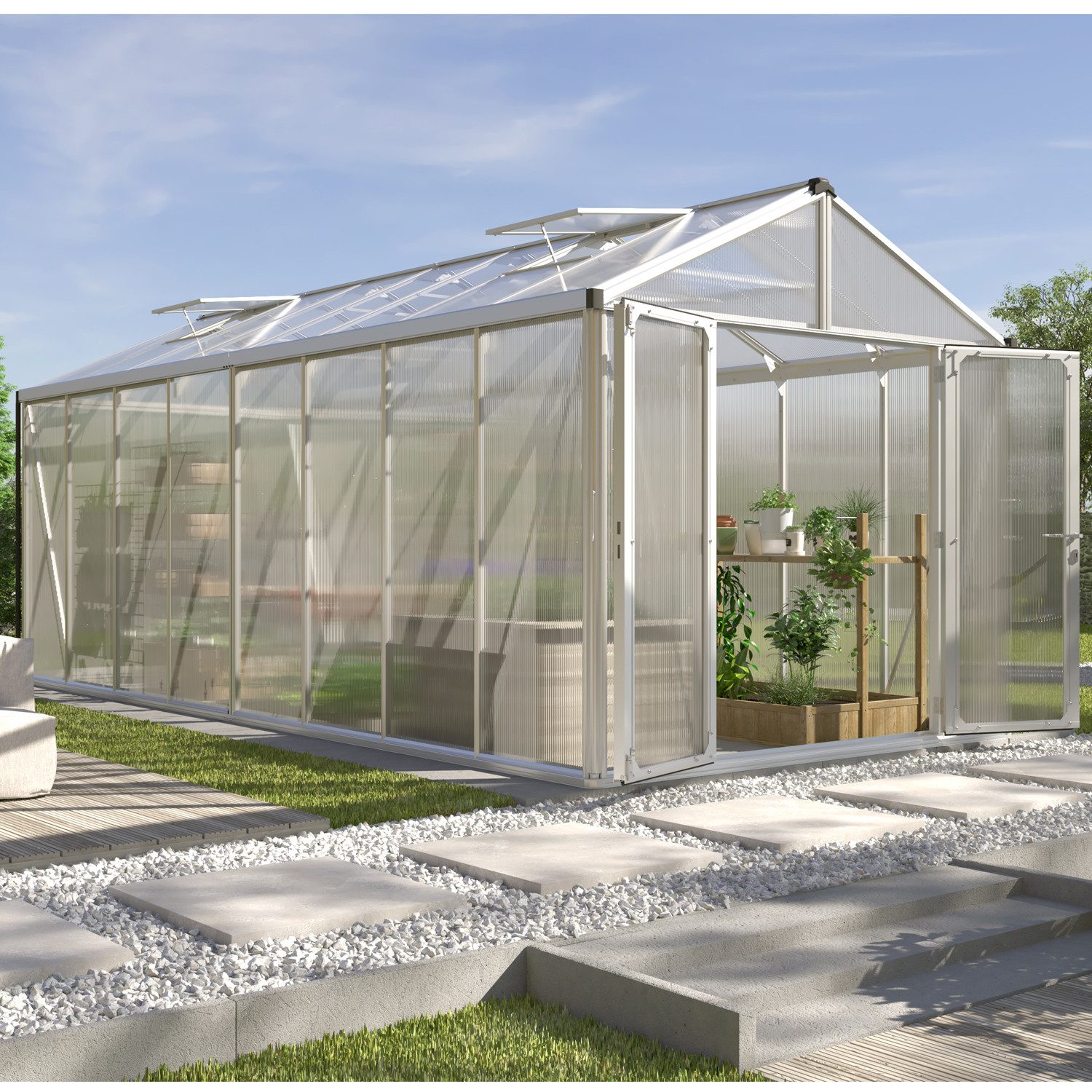 Vitavia Gewächshaus Zeus Comfort 15700,...
