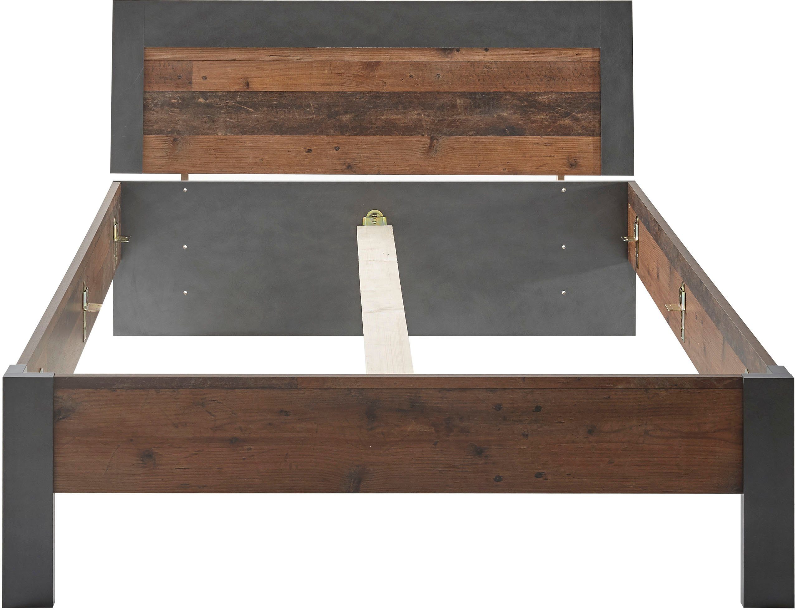 Home affaire Schlafzimmer-Set BROOKLYN, (Set, 4-tlg., mit Holzkopfteil, Nac günstig online kaufen