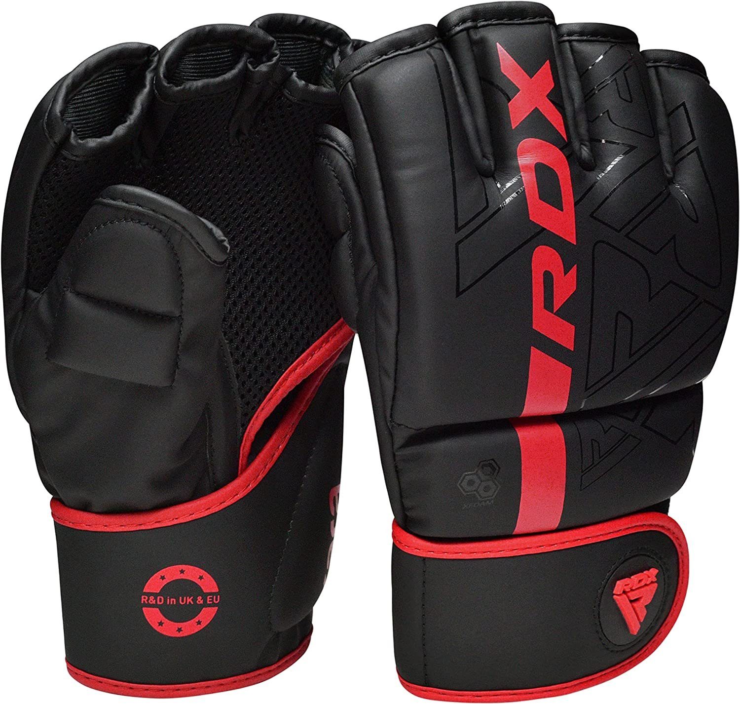 RDX Sports MMA-Handschuhe RDX MMA MMA gloves Training, Red Sparring Grappling Handschuhe
