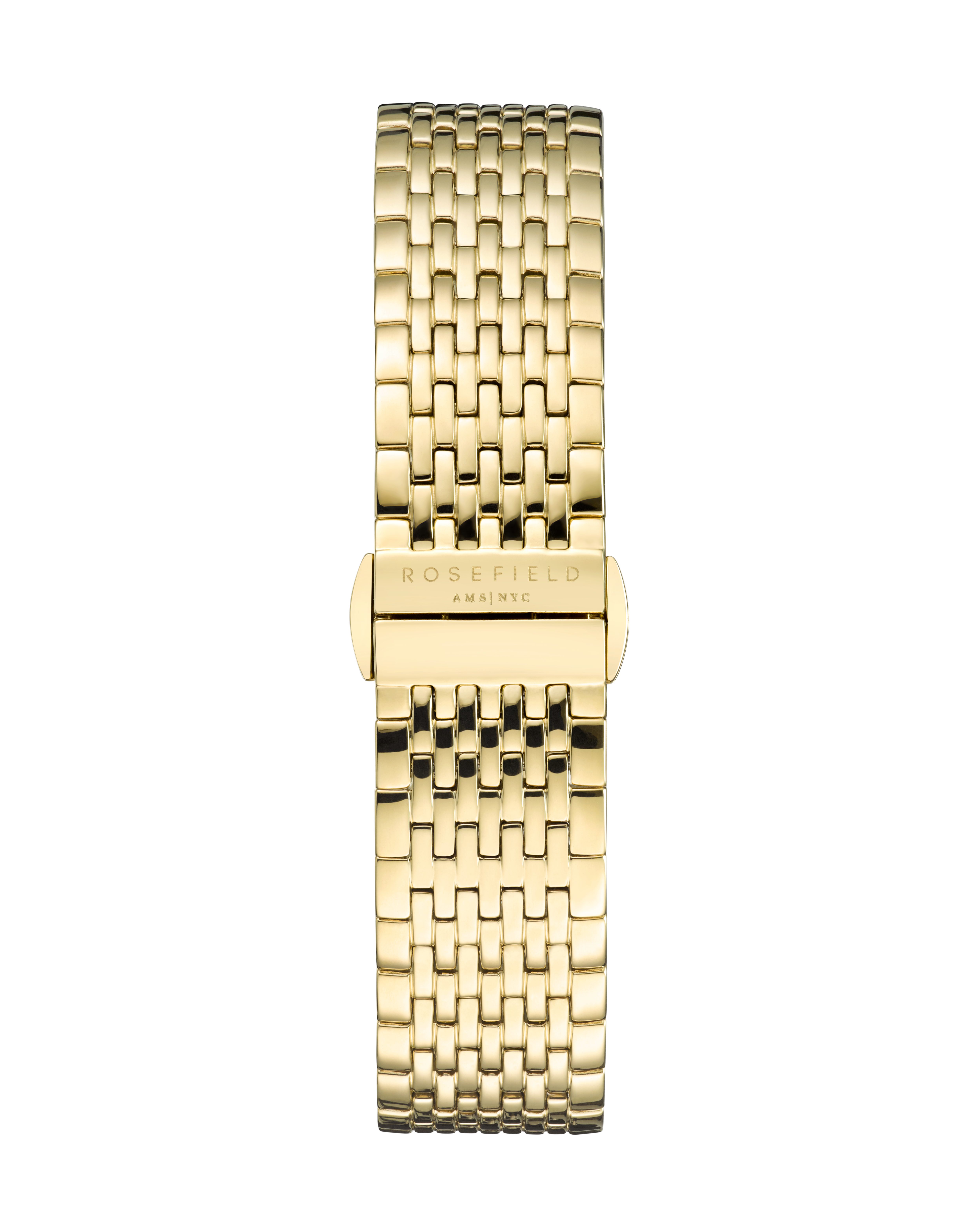 ROSEFIELD Quarzuhr ROSEFIELD Damenuhr Upper East Side 33mm Goldfarben
