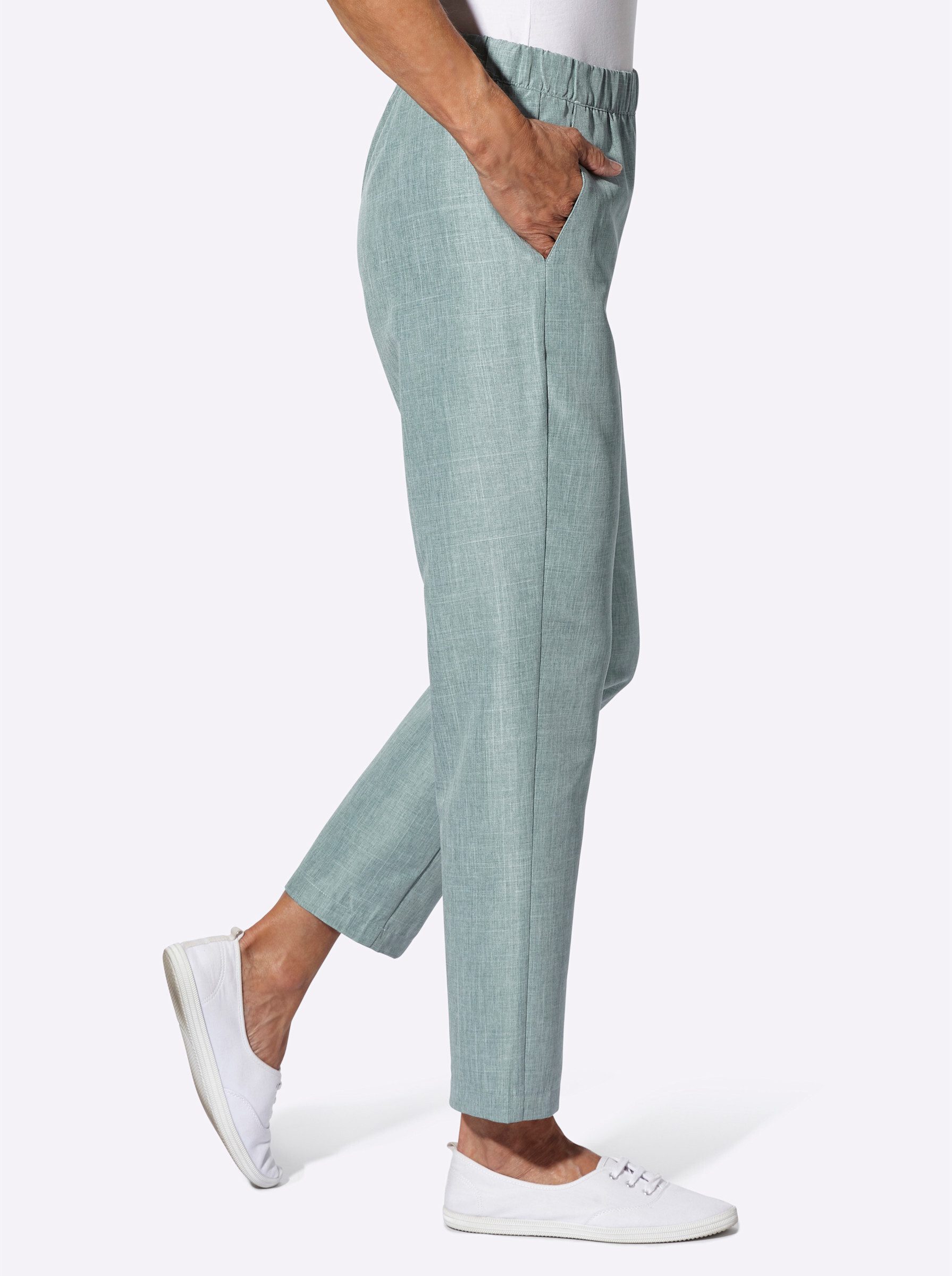 Sieh an! Jerseyhose Schlupfhose Innenbeinlänge ca.71 günstig online kaufen